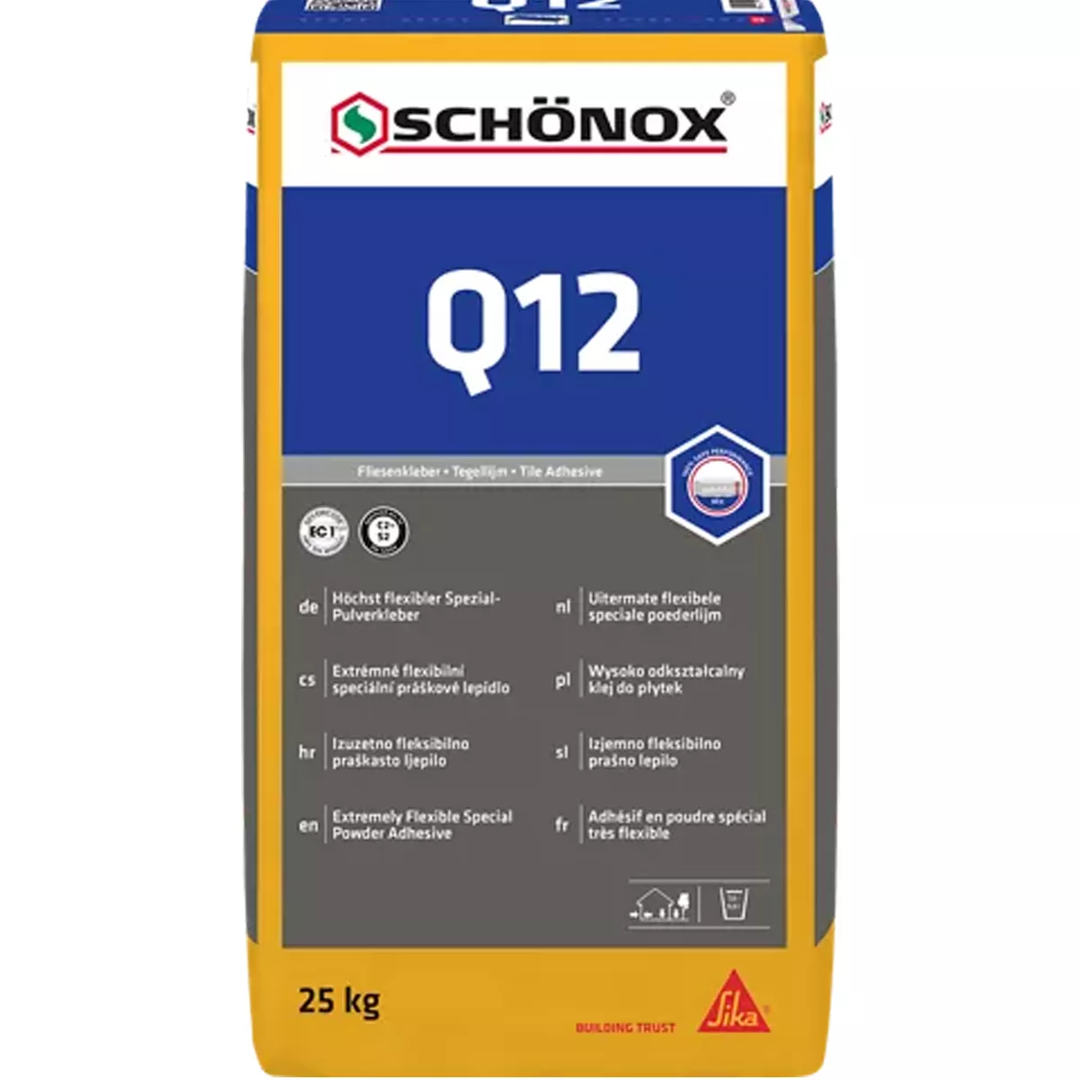 Ljepilo za pločice Schönox Q12 specijalno ljepilo u prahu 25 kg