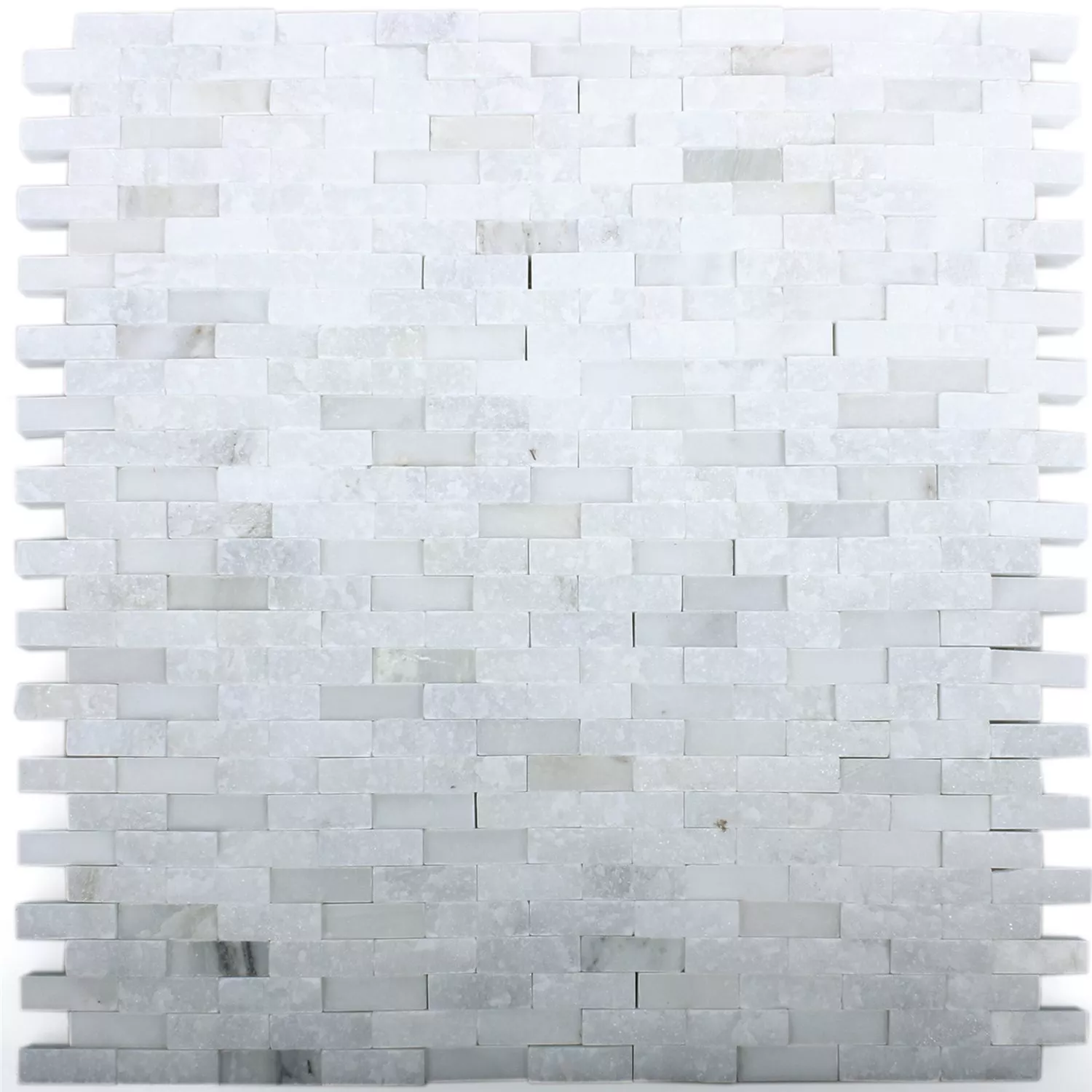 Mozaik Pločice Mramor Sirocco Bijela 3D