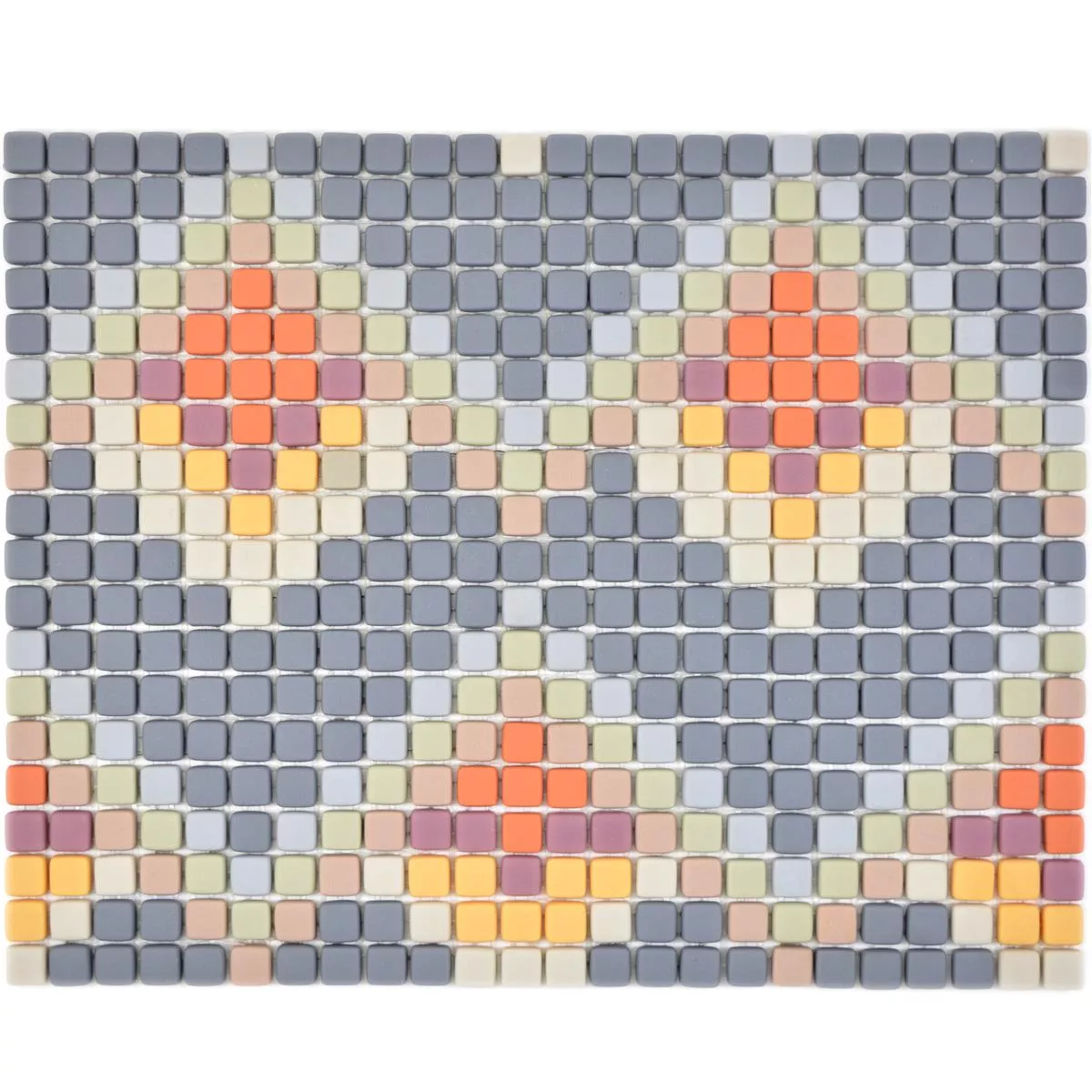 Stakleni Mozaik Pločice Haramont Svjetlosiva