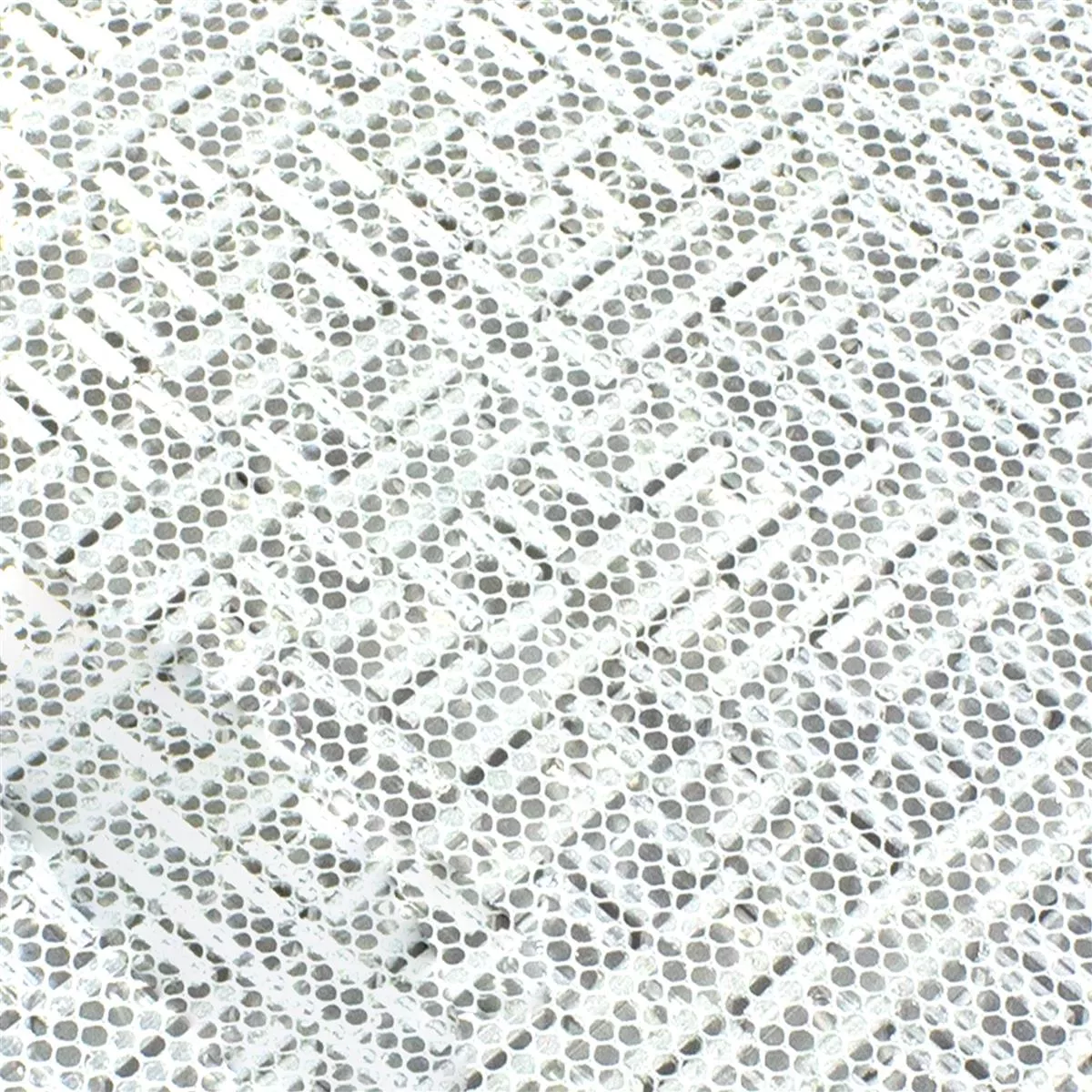 Aluminij Metal Mozaik Pločice Montezuma Siva Srebrna Mix