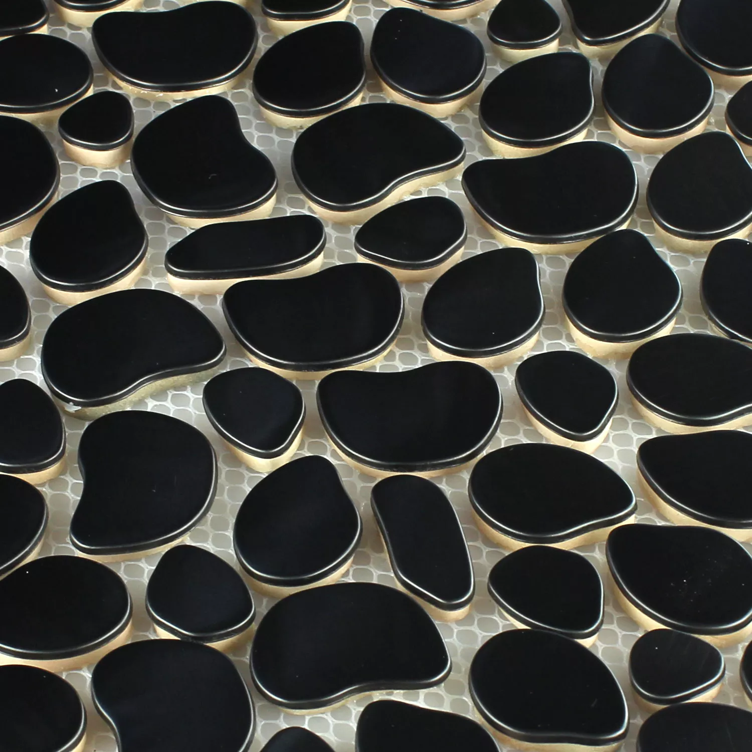 Mozaik Pločice Čelik Metal Riječni Oblutak Jaguar Design
