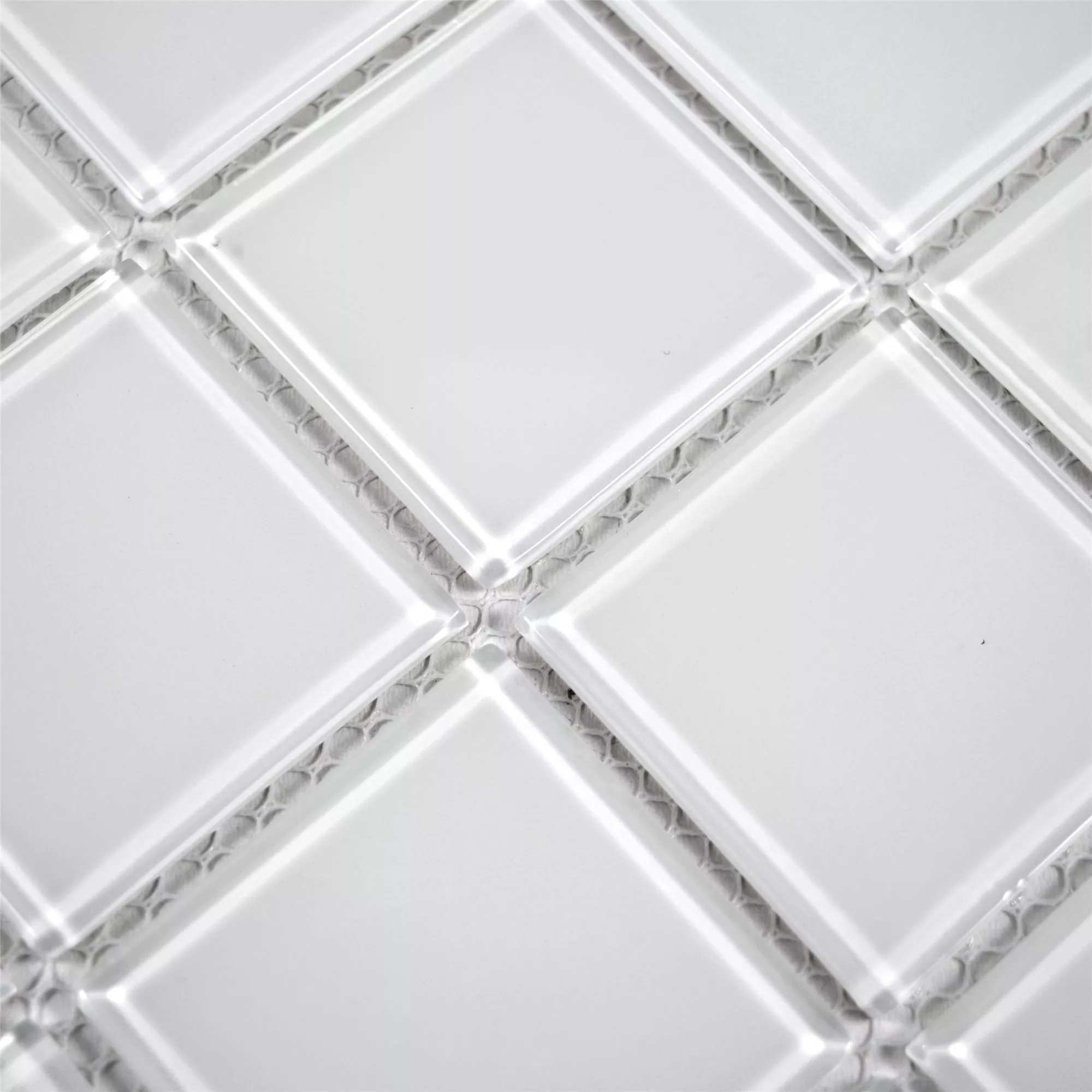 Stakleni Mozaik Pločice Brahma Super Bijela Uni