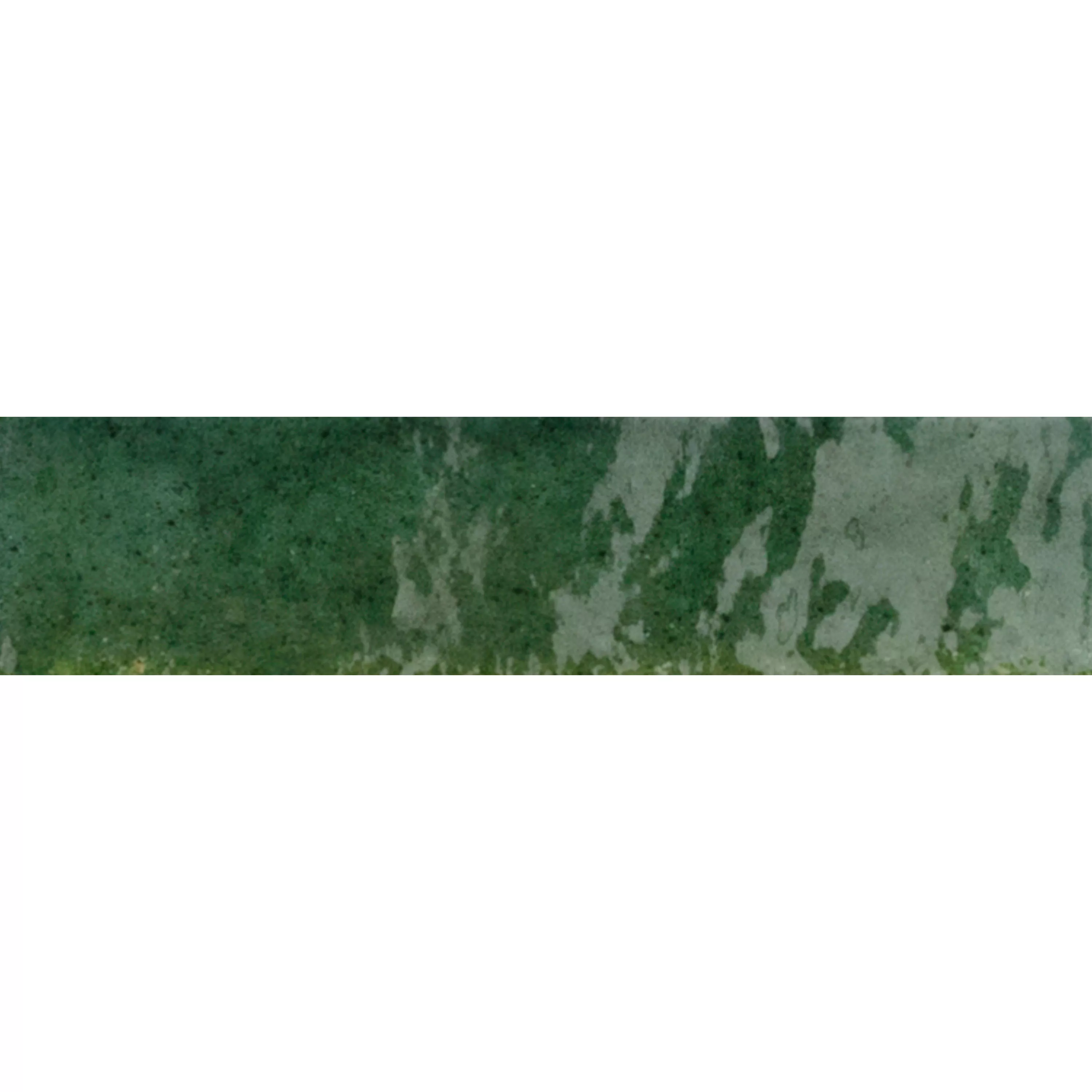 Uzorak Zidne Pločice Laguna Sjajne Valovit Zelena 6x24cm