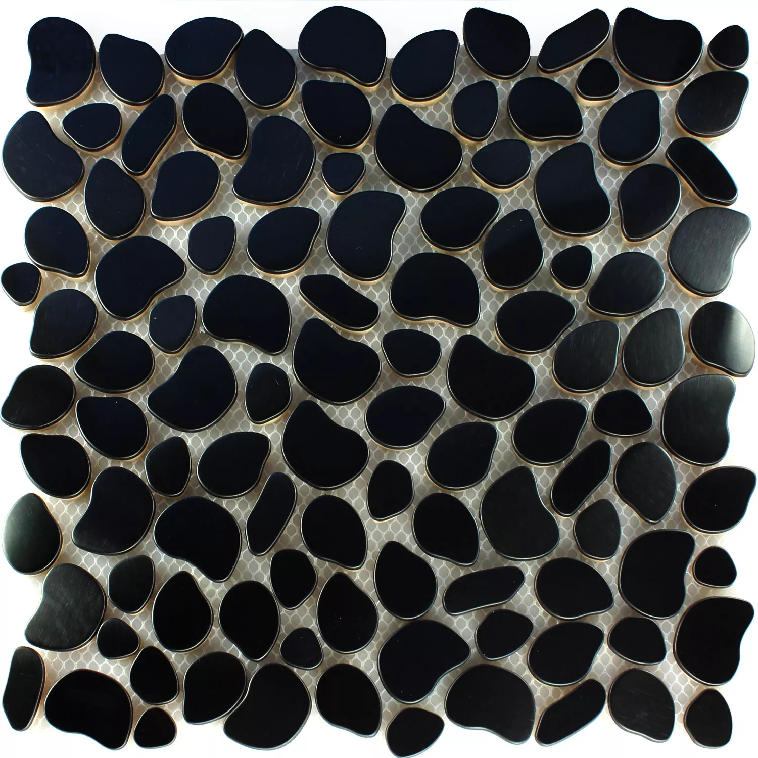 Mozaik Pločice Čelik Metal Riječni Oblutak Jaguar Design