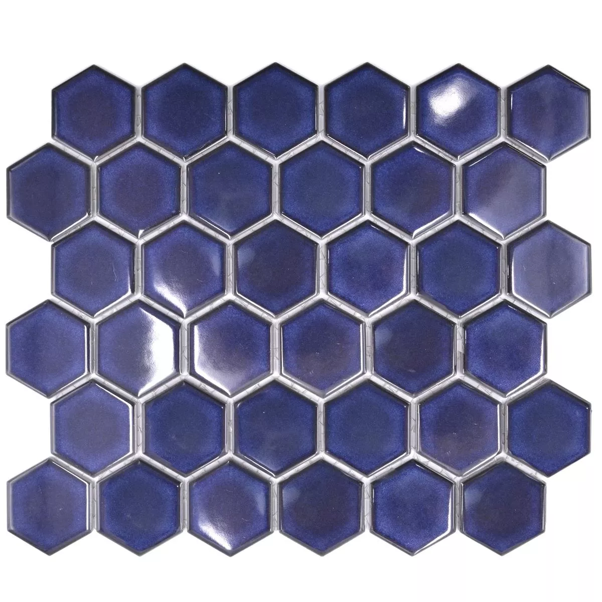 Keramički Mozaik Salomon Šesterokut Kobalt Plava H51