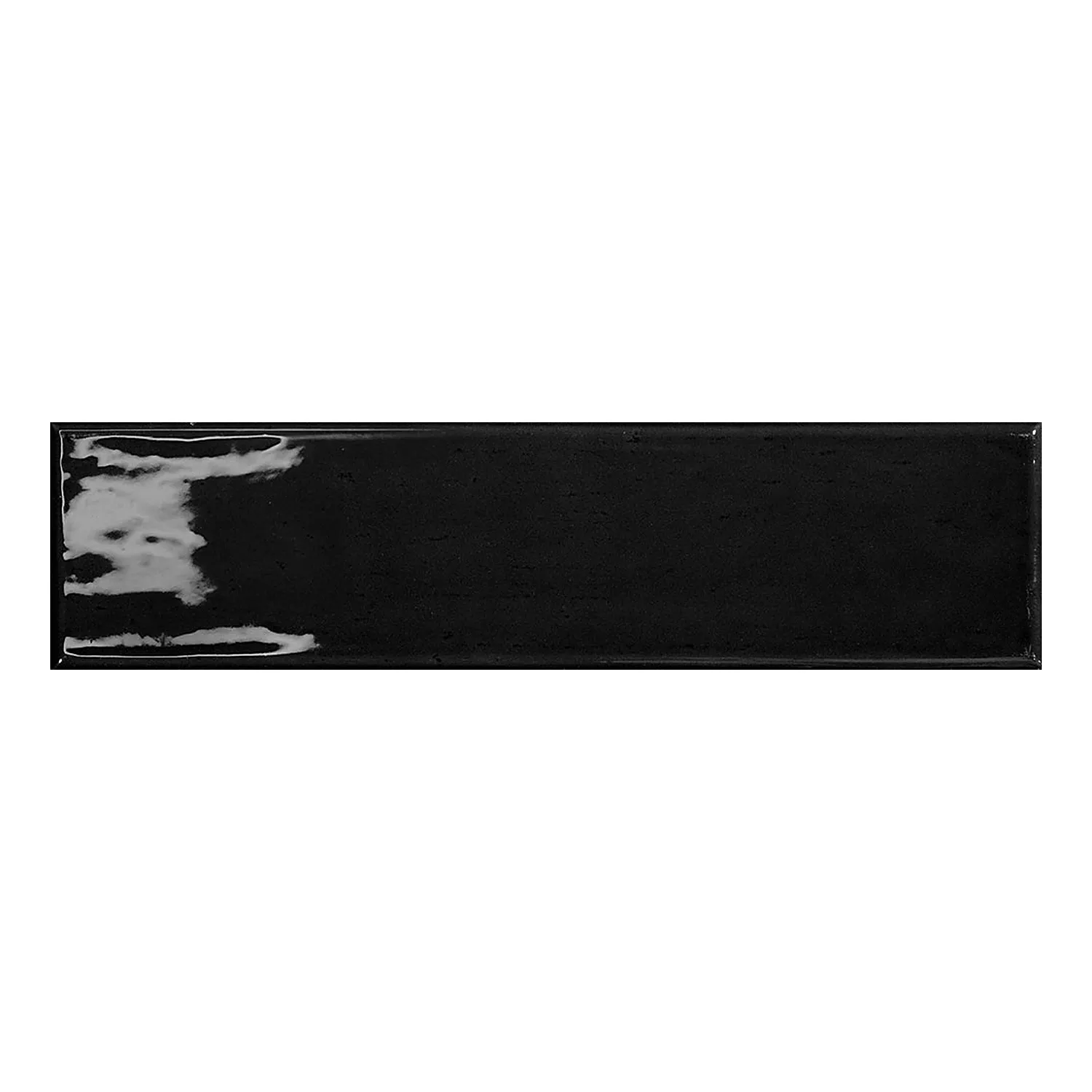 Capena Crna Sjajne Rustikalno 7,5x30 cm Negro