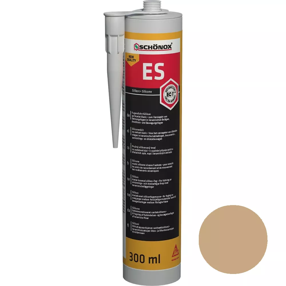 Schönox ES Caramel silikonsko brtvilo za spojeve (300 ml) Schönox ES Caramel silikonsko brtvilo za spojeve (300 ml)