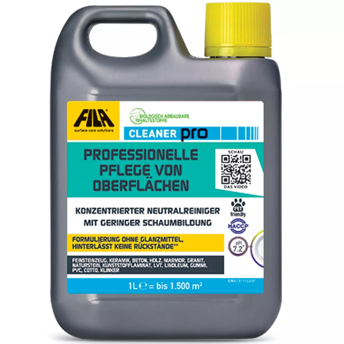 Fila CLEANER PRO za njegu površina 5 litara Fila CLEANER PRO za njegu površina 5 litara
