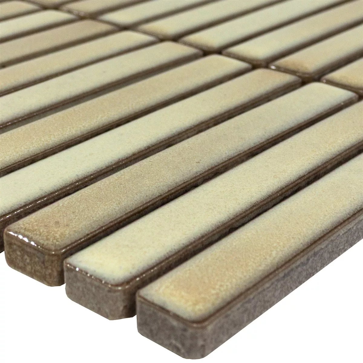 Mozaik Pločice Wallachia Pijesak Sjajne 12x92x8 mm