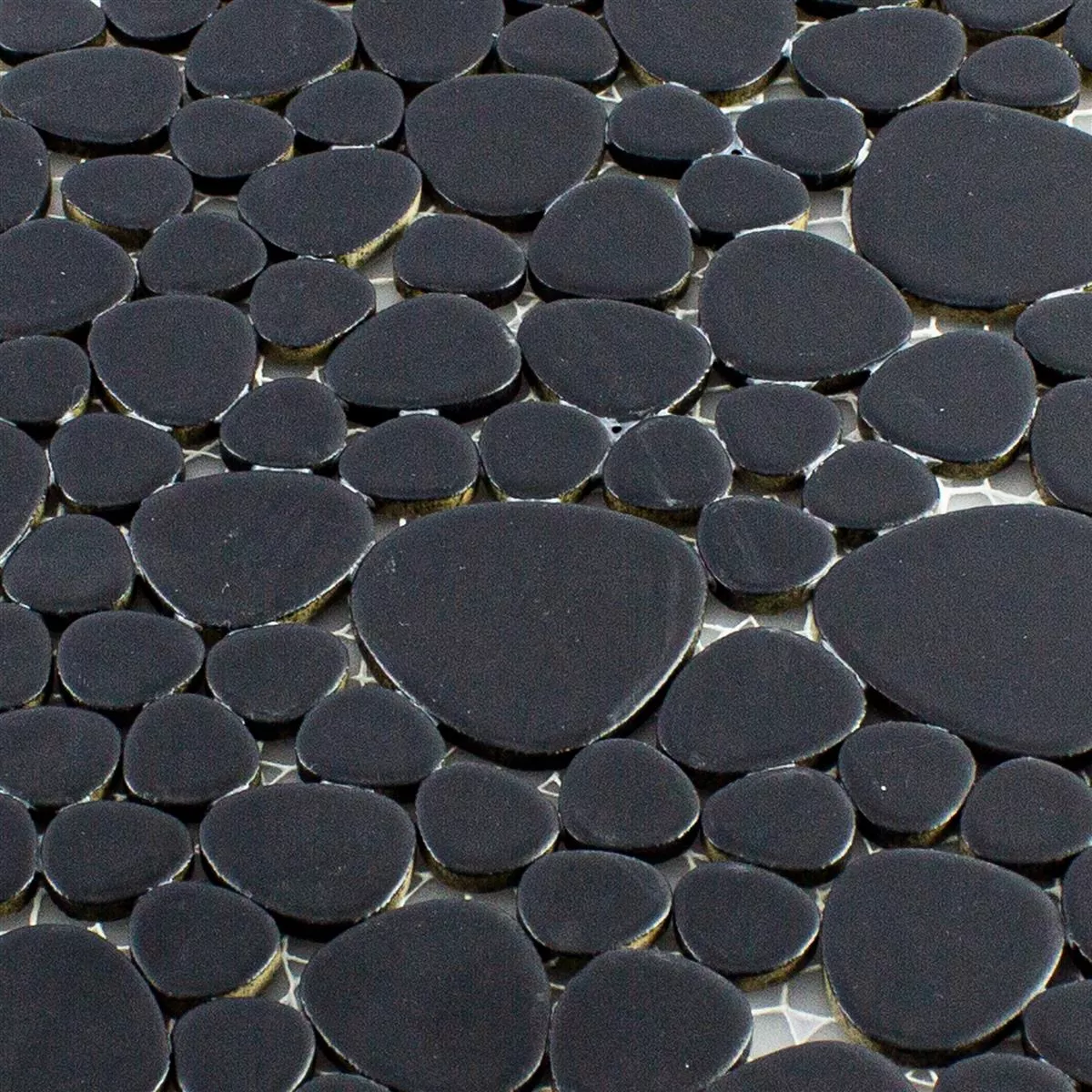 Keramika Oblutak Mozaik Sabah Crna Mat