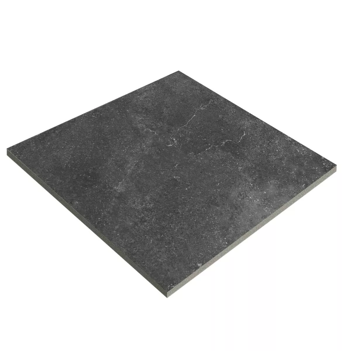 Ploče Za Terasu Gres Porculanske Pločice Rockstone Crna 60x60x2 cm