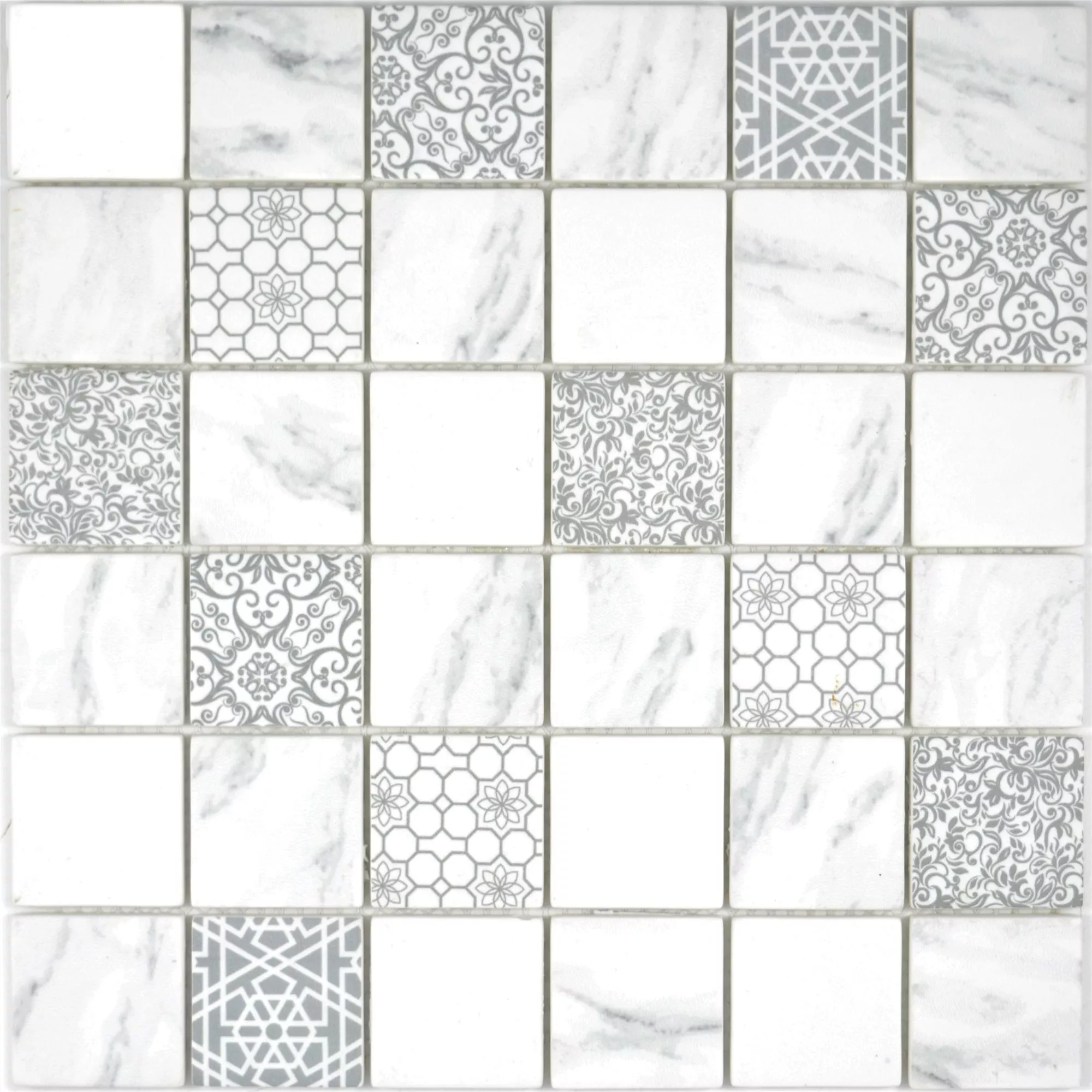 Stakleni Mozaik Pločice Acapella Carrara Kvadrat