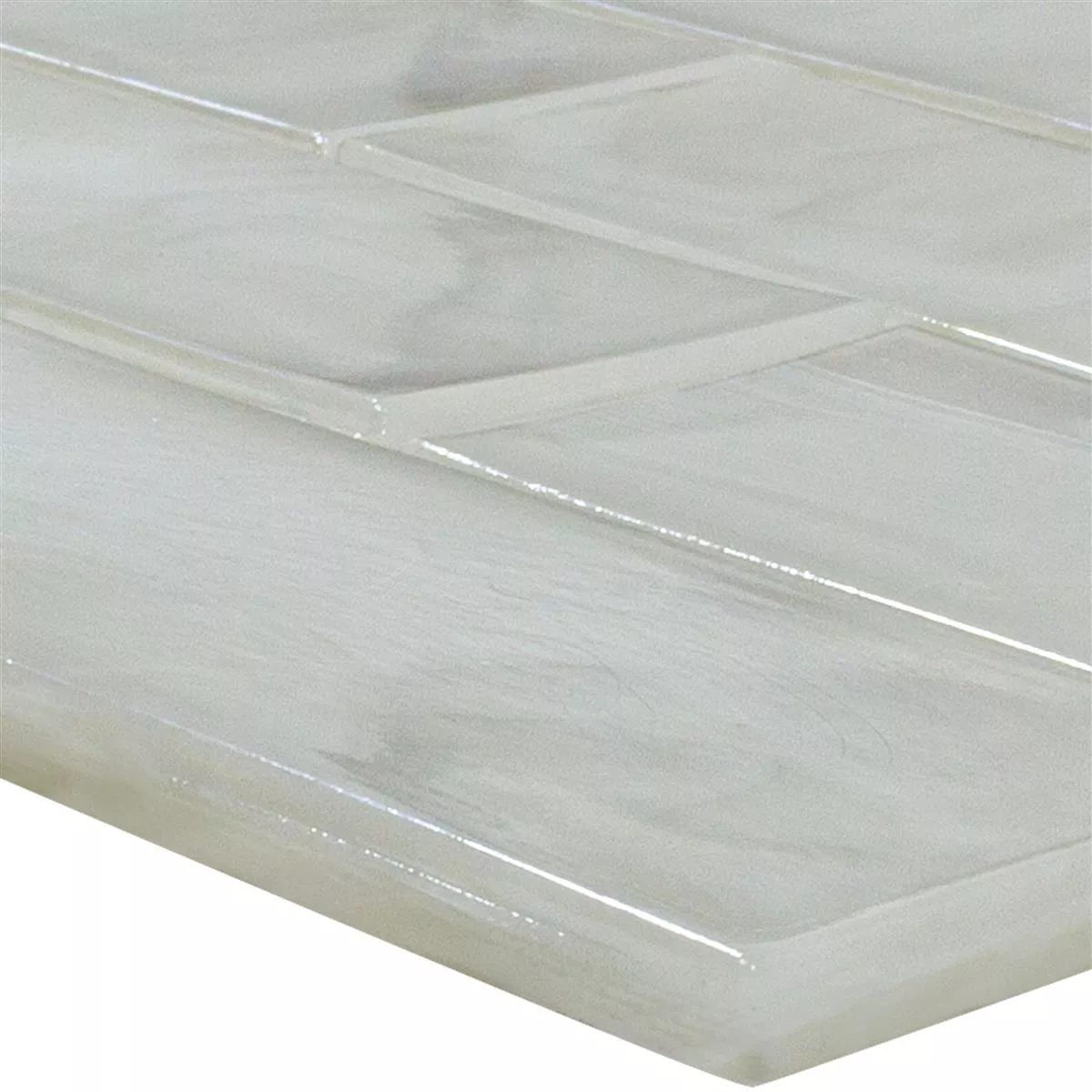 Stakleni Mozaik Pločice Andalucia Brick Bijela Stakleni Mozaik Pločice Andalucia Brick Bijela