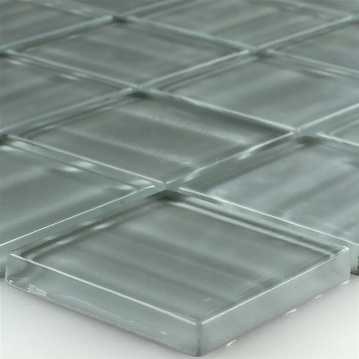 Uzorak Stakleni Mozaik Pločice Columbia Siva Prugast