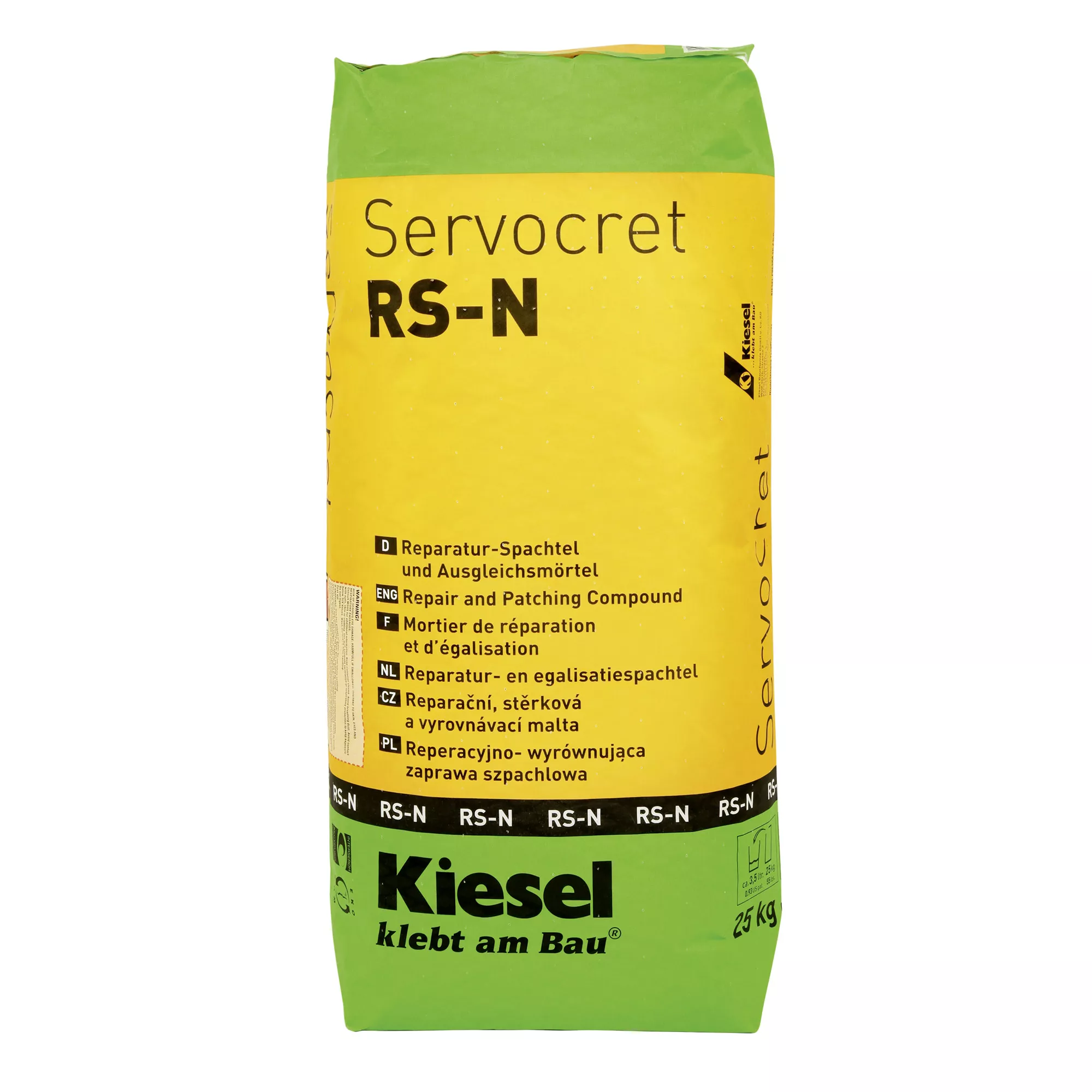Kiesel Servocret RS-N - Popravite Punilo I Mort Za Izravnavanje (25 Kg)