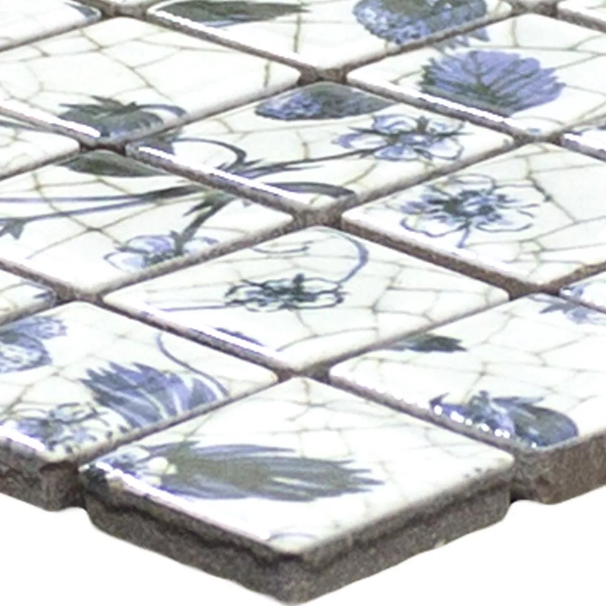 Uzorak Keramika Mozaik Pločice Isabella Bijela Plava
