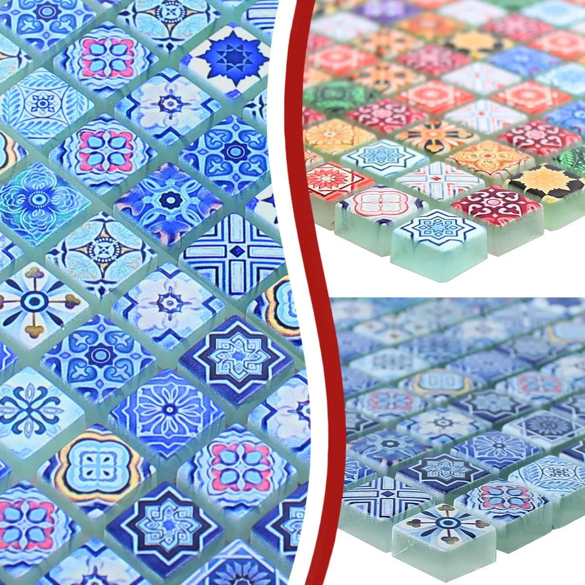 Uzorak Stakleni Mozaik Pločice Marrakech