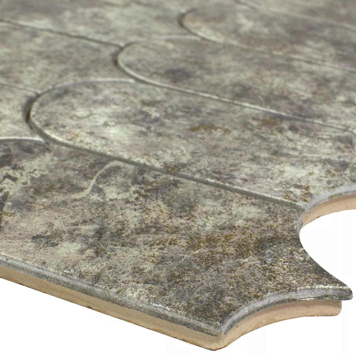 Mosaikfliesen Danzig Silber