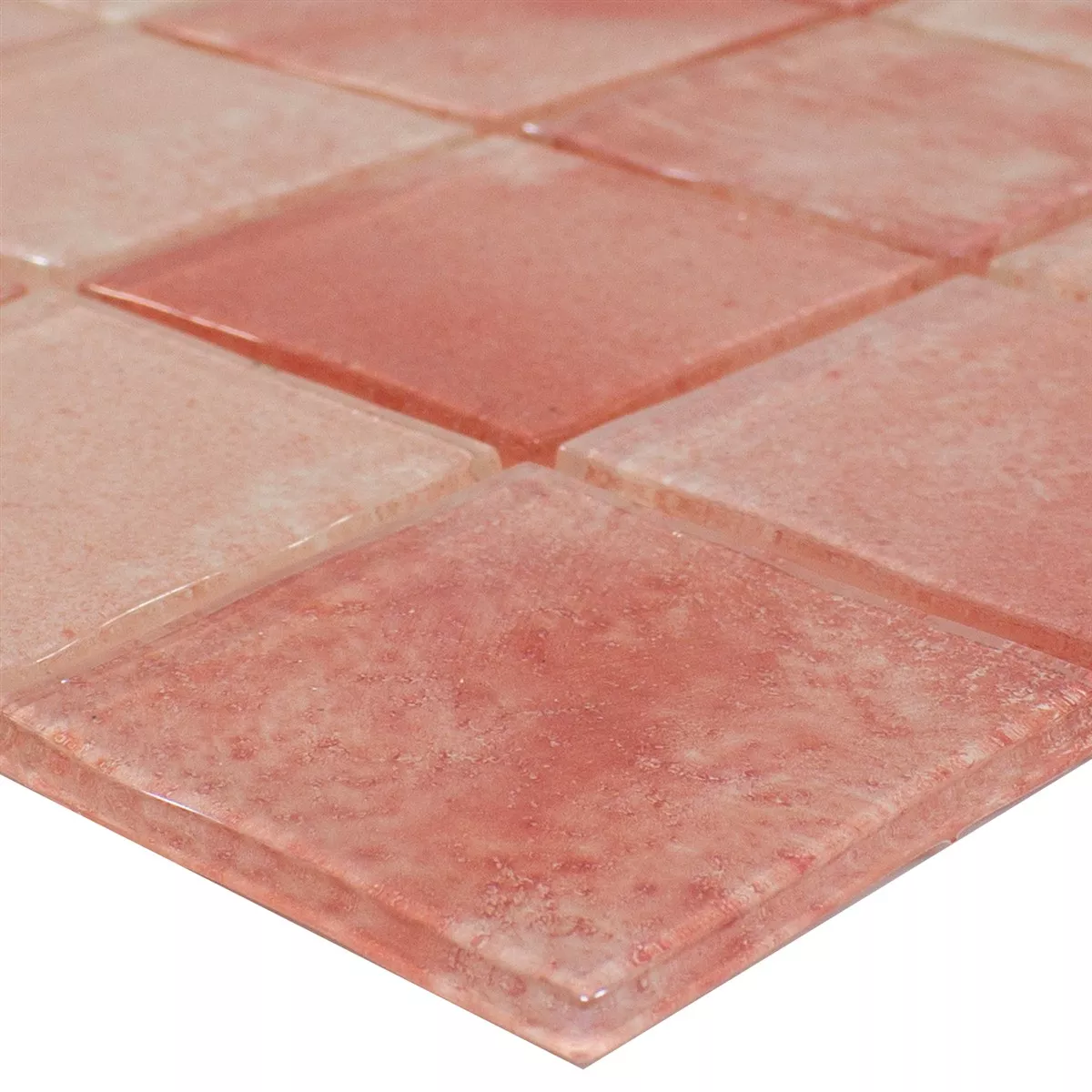 Stakleni Mozaik Novigrad Ružičasta 48x48x4 mm