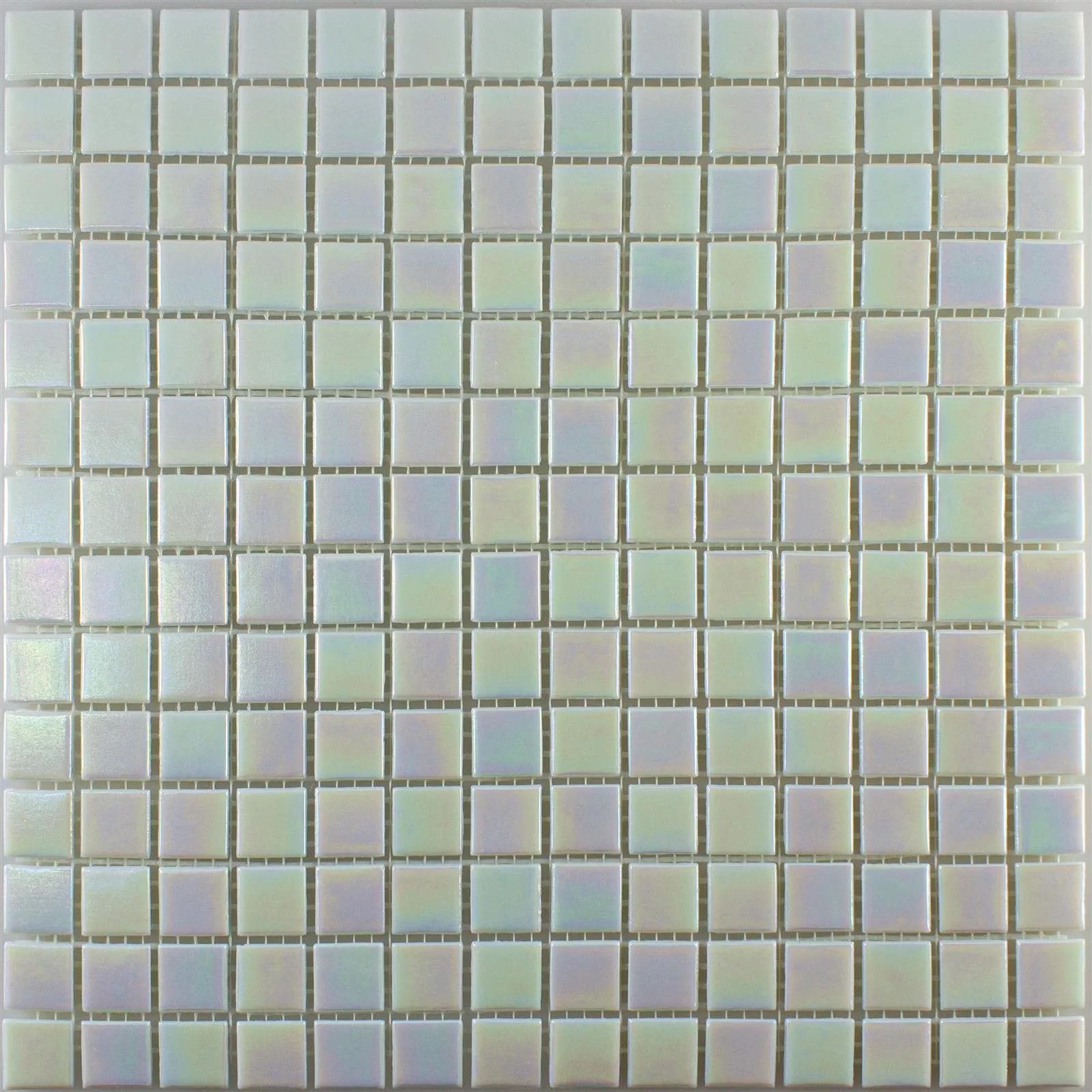 Stakleni Mozaik Efekt Sedefa Ingolstadt Bijela Kvadrat 20
