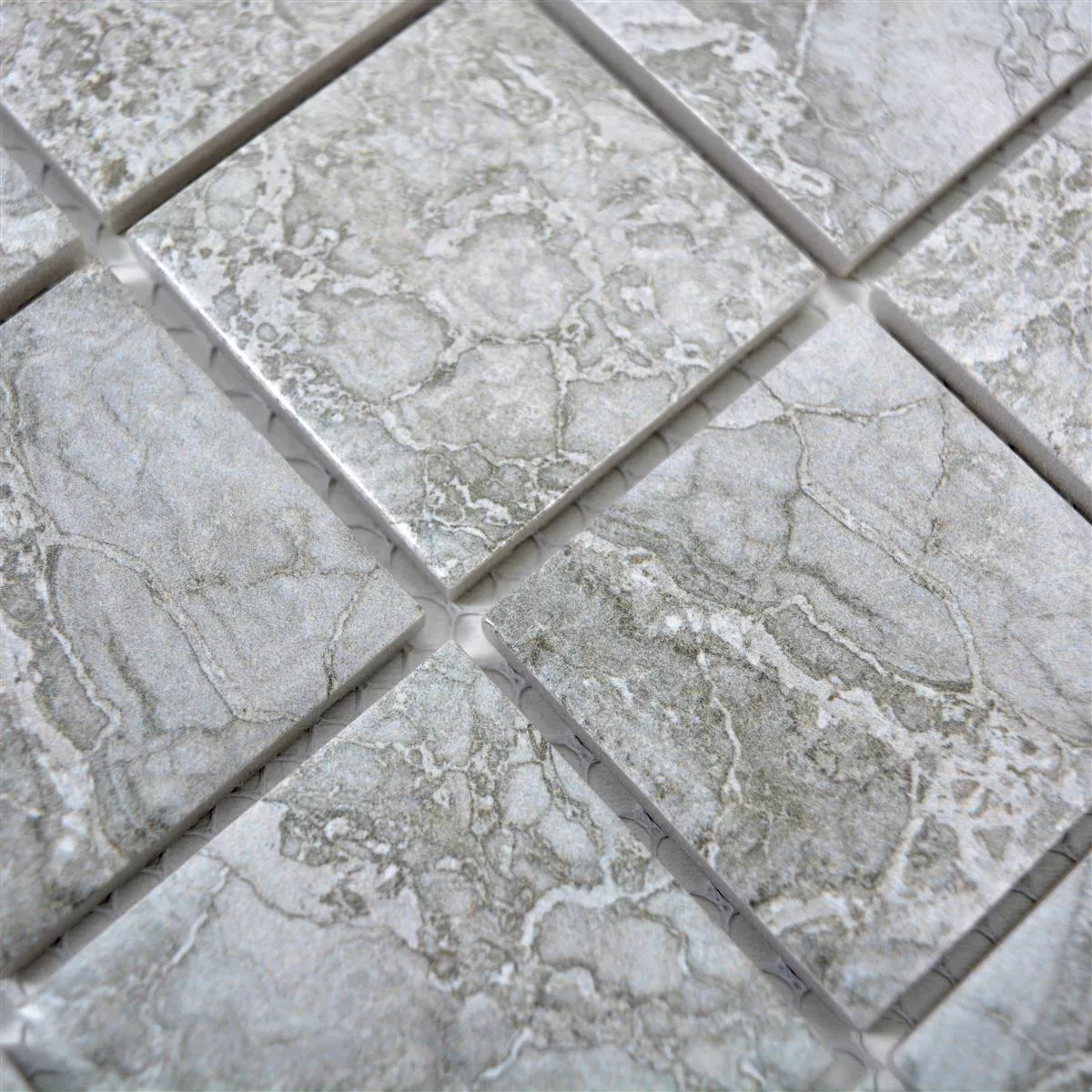 Uzorak Keramika Mozaik Pločice Oscar Imitacija Kamen Siva