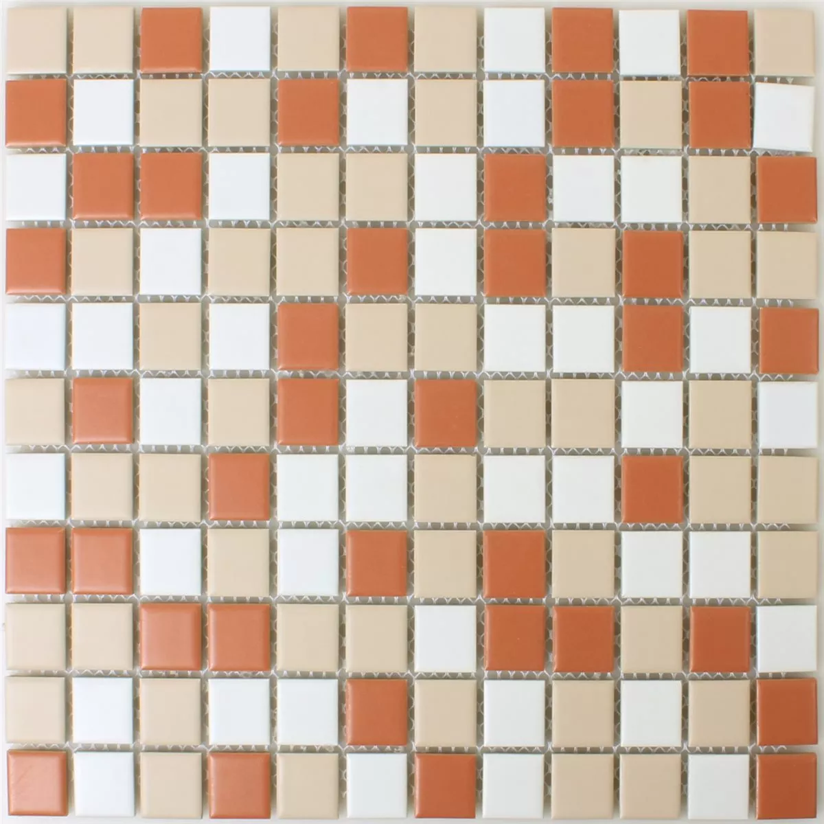 Mozaik Pločice Keramika Bijela Krem Terakota Mix