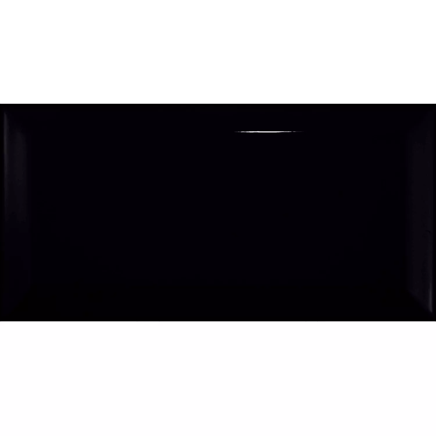 Metro pločica Crna Sjajne 7,5x15 cm Faceta Pitcox Negro