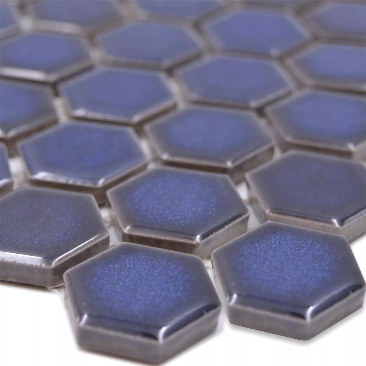 Keramički Mozaik Salomon Šesterokut Kobalt Plava H23