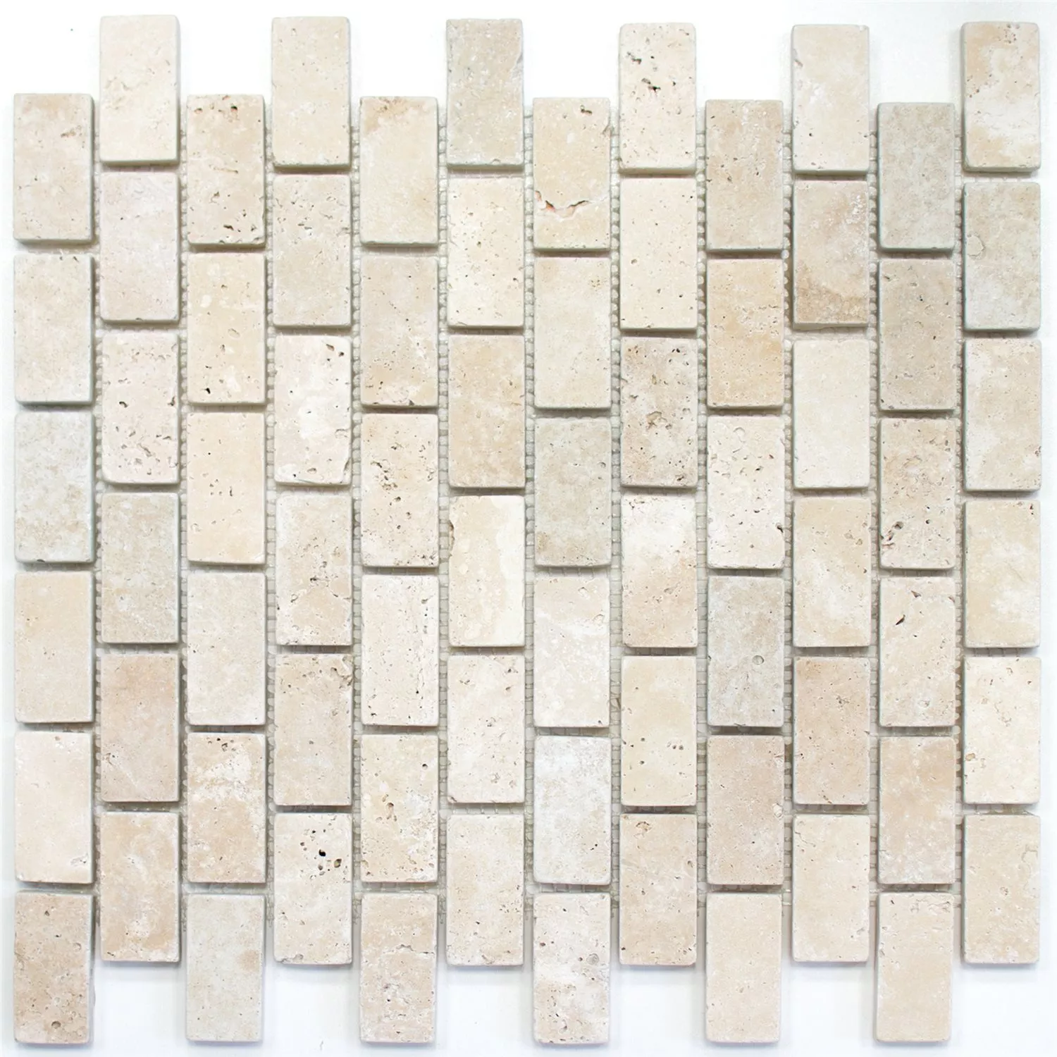 Mozaik Pločice Travertin Barga Bež Brick