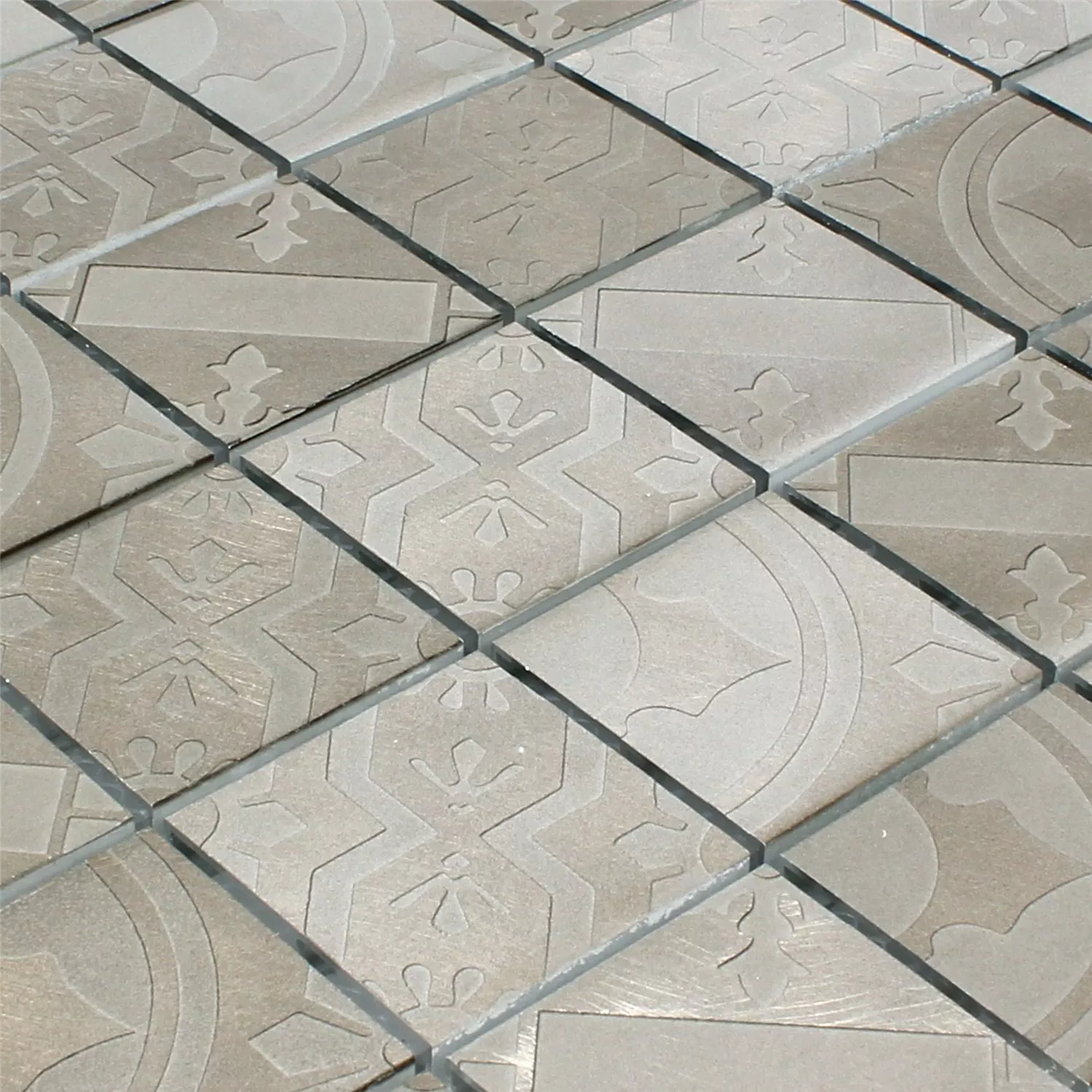 Mozaik Pločice Aluminij Callao Smeđa