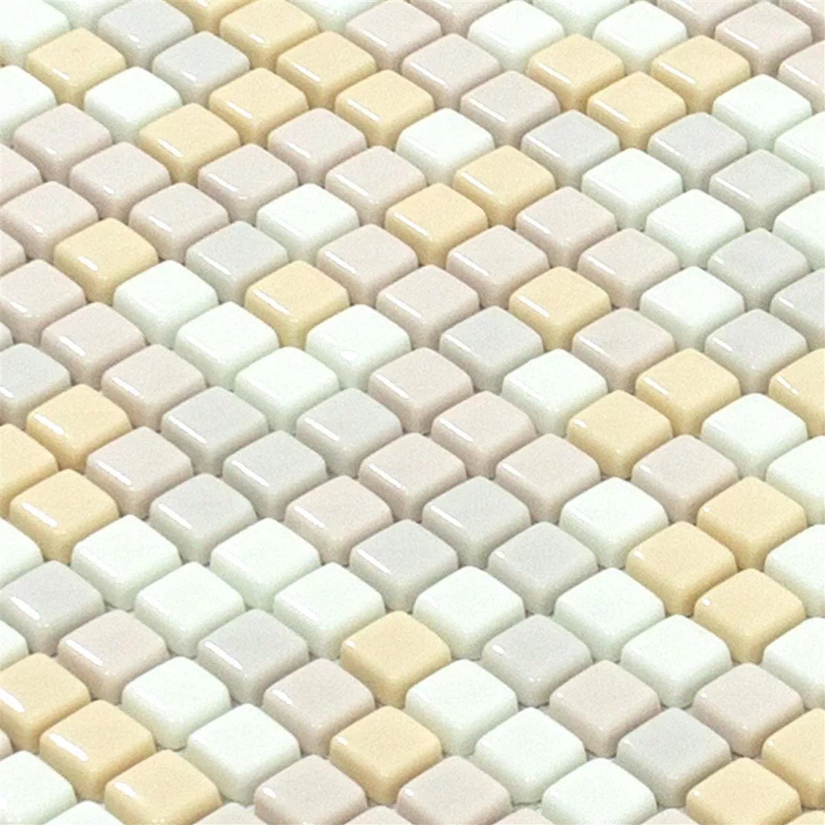 Stakleni Mozaik Pločice Delight Krem Mix