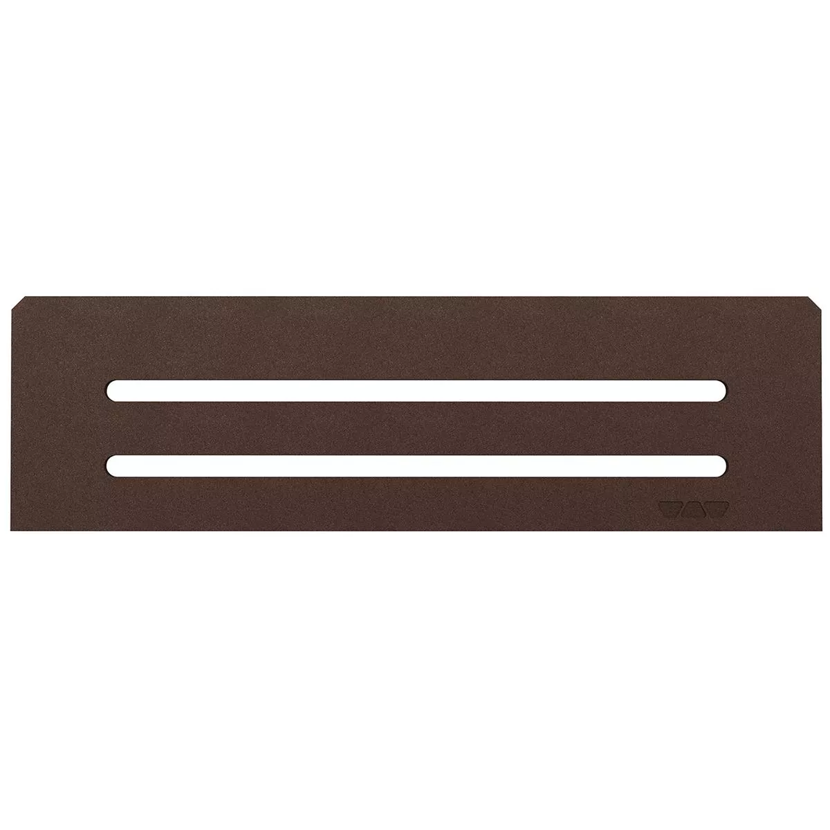 Zidna polica Schlüter pravokutna 30x8,7 cm Wave Bronze