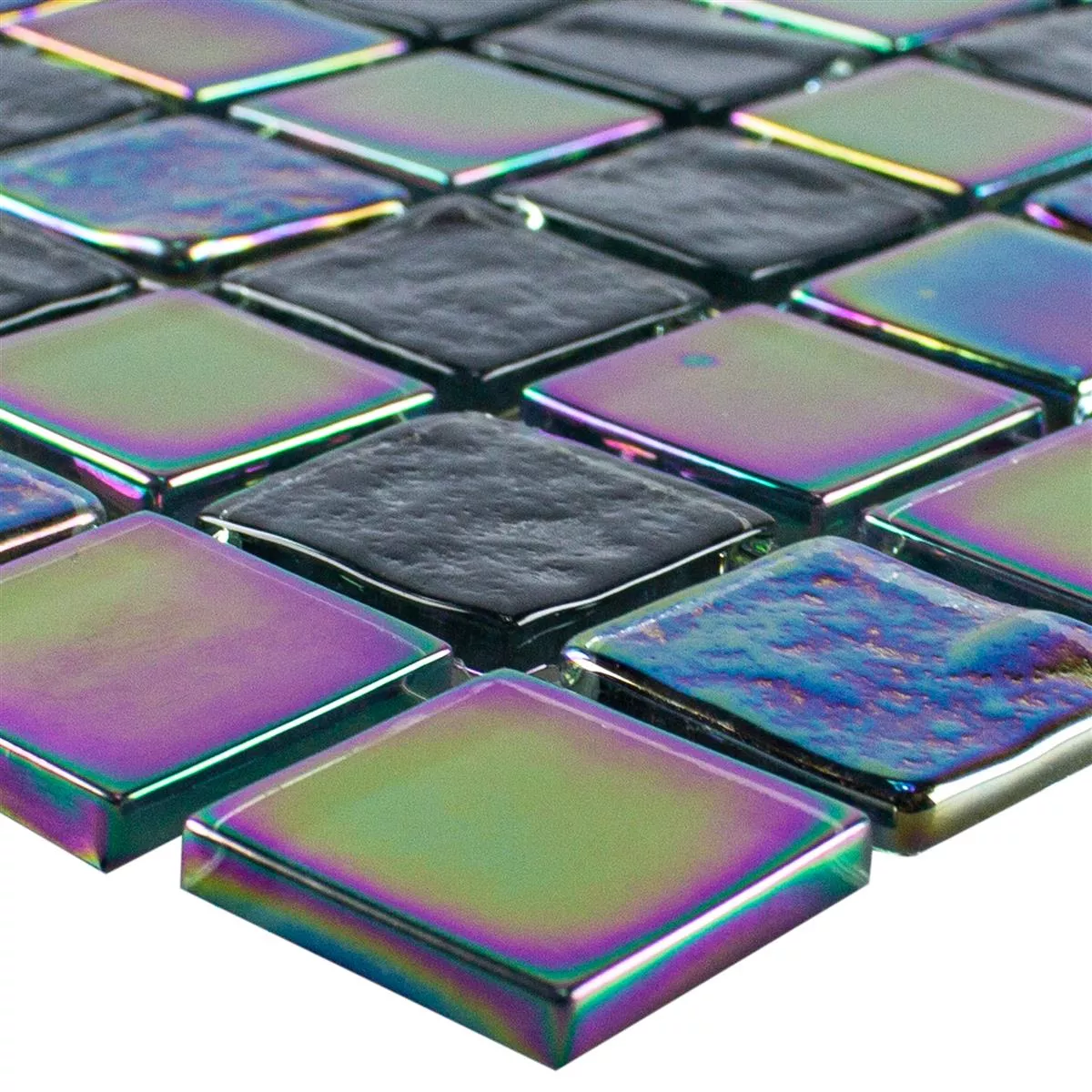 Stakleni Mozaik Pločice Efekt Sedefa Manor Crna Stakleni Mozaik Pločice Efekt Sedefa Manor Crna