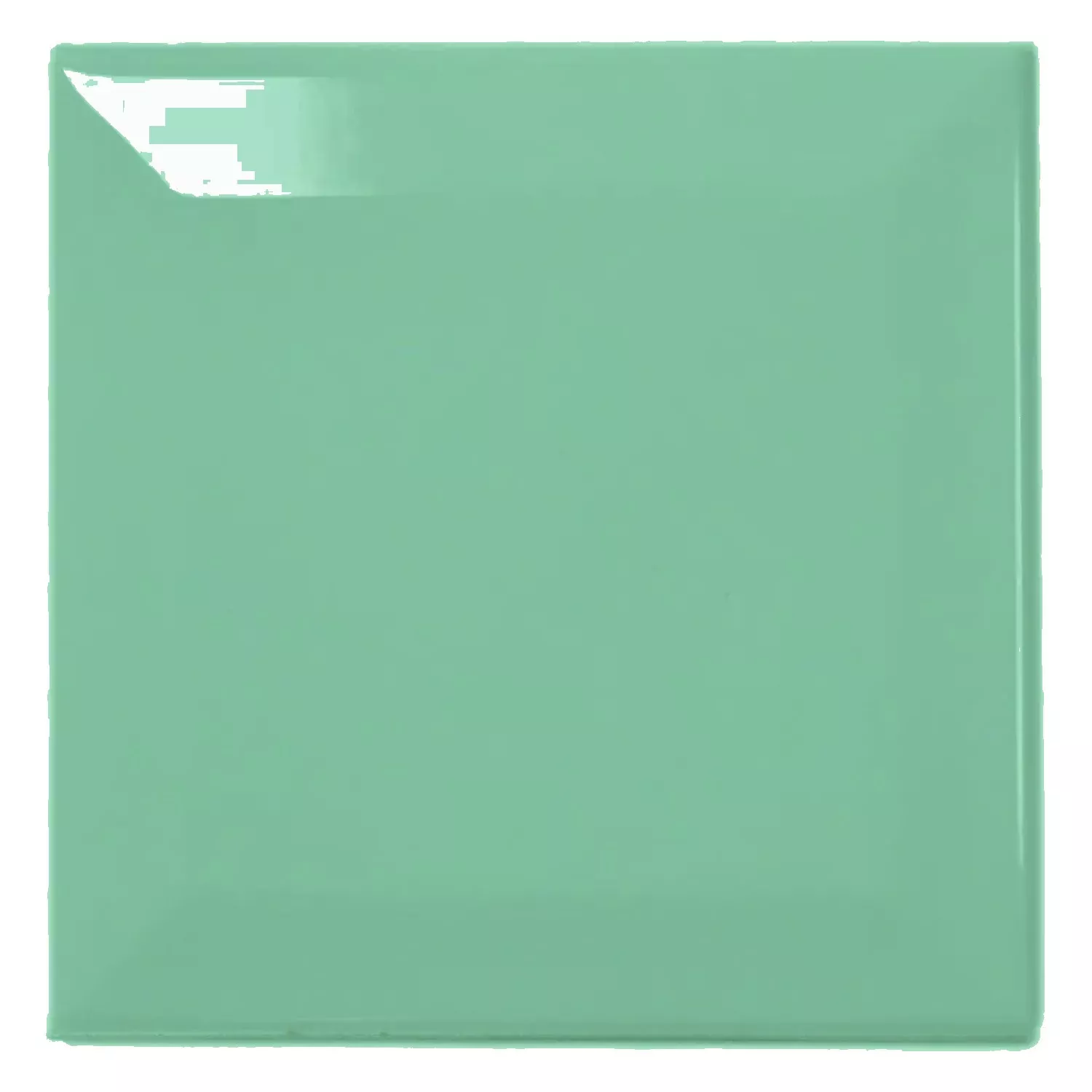 Metro pločica Zelena Sjajne 10x10 cm Faceta Catarina Manzana