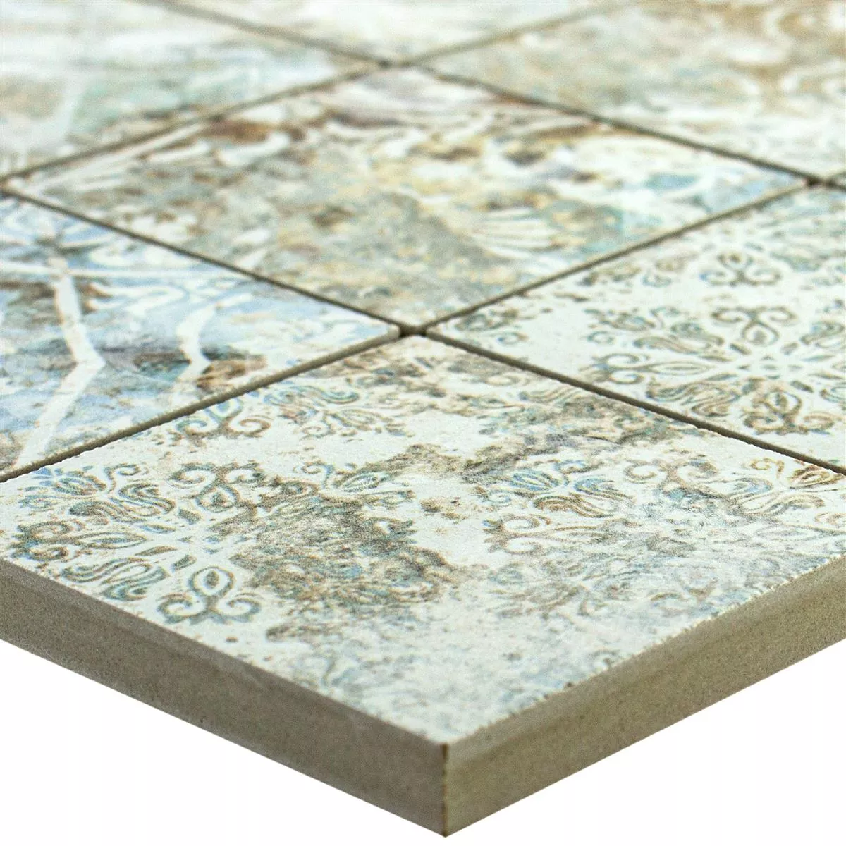 Keramički Mozaik Pločice Bellona Efekt Svjetlo Šarena 71x71mm