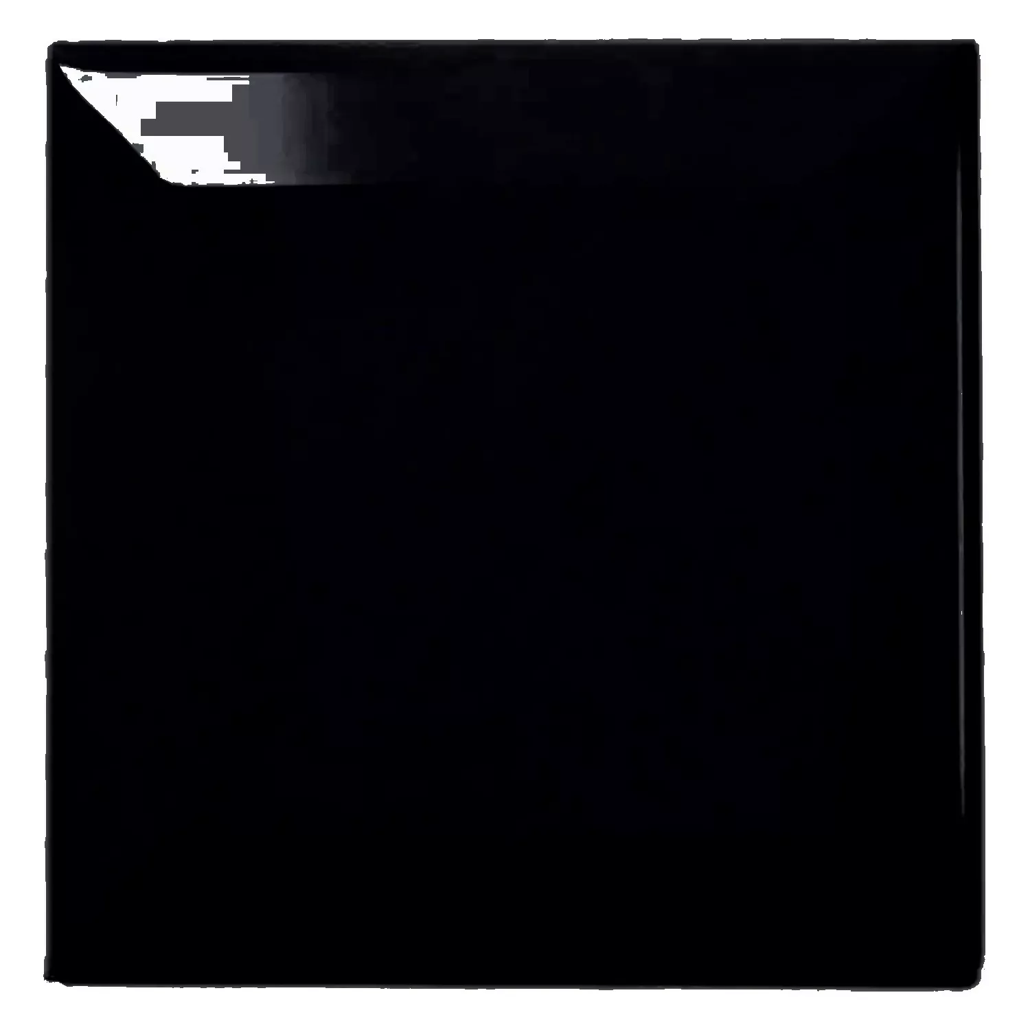 Metro pločica Crna Sjajne 10x10 cm Faceta Catarina Negro