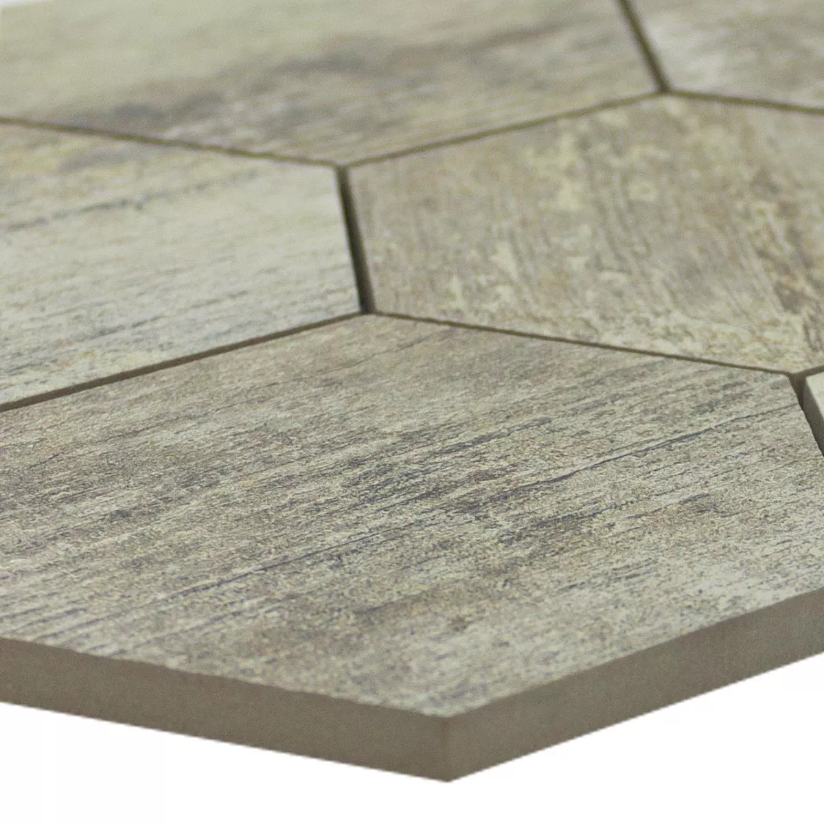 Gres Porculanske Pločice Mozaik Pločice Šesterokut Straubing Bež Gres Porculanske Pločice Mozaik Pločice Šesterokut Straubing Bež