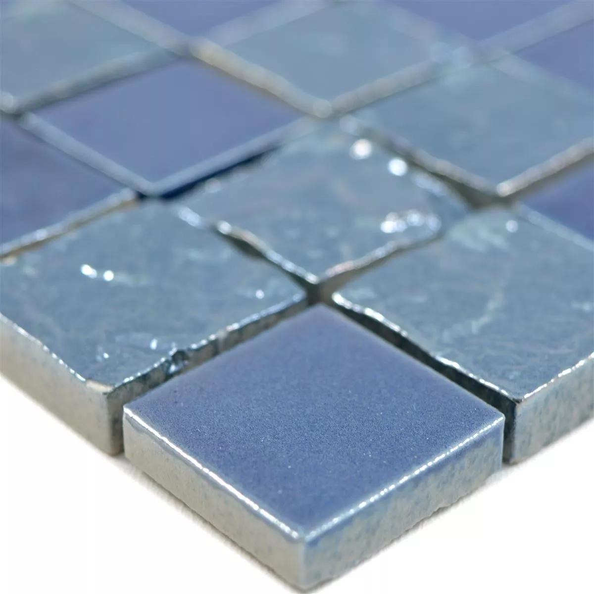 Uzorak Keramički Mozaik Pločice Shogun 3D Plava