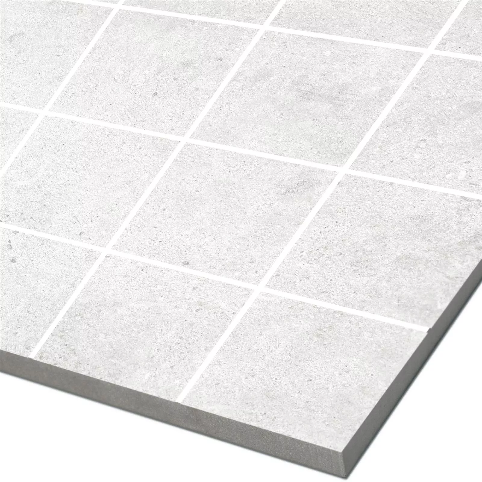 Mozaik Pločice Freeland Imitacija Kamen R10/B Bijela Kvadrat