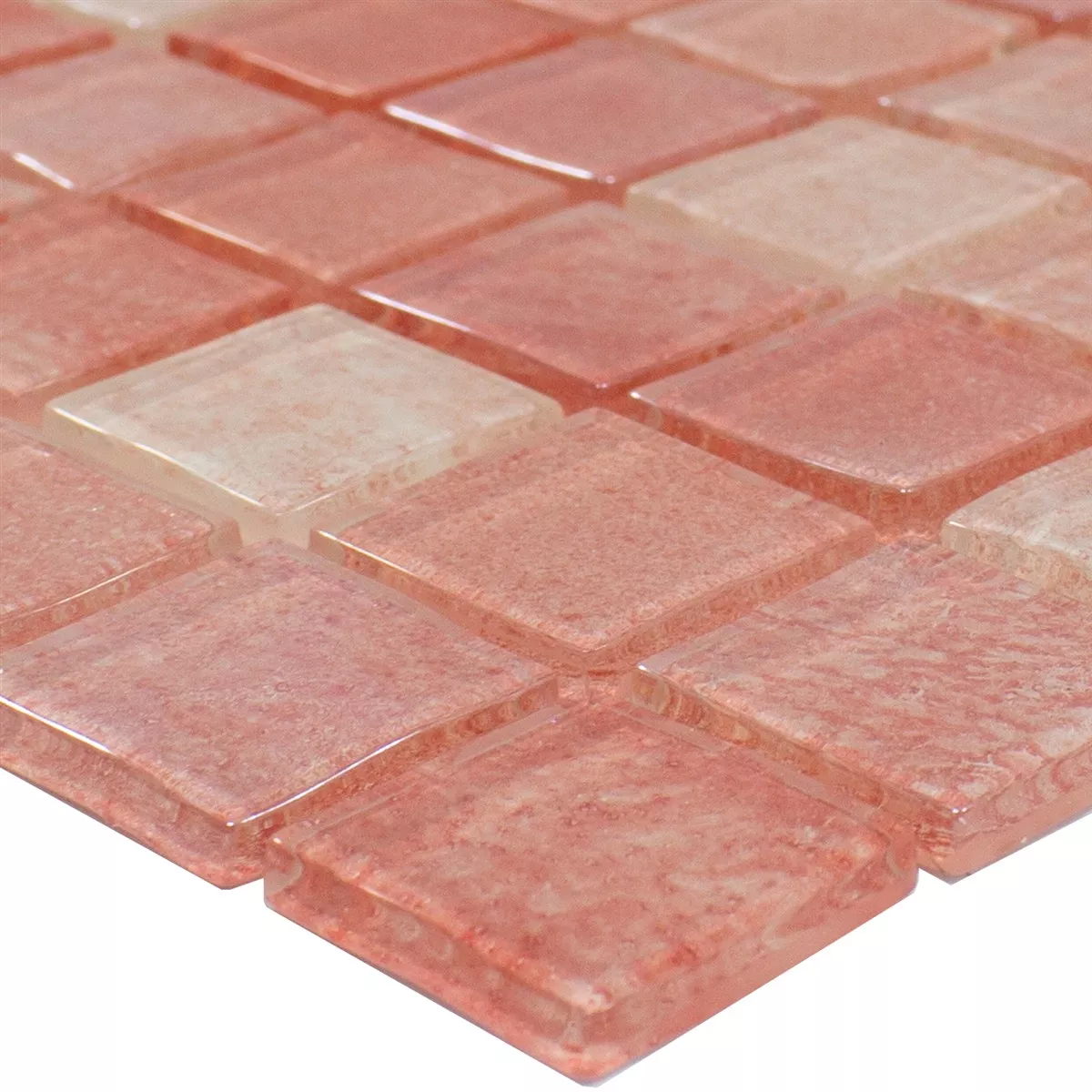 Stakleni Mozaik Novigrad Ružičasta 23x23x4 mm