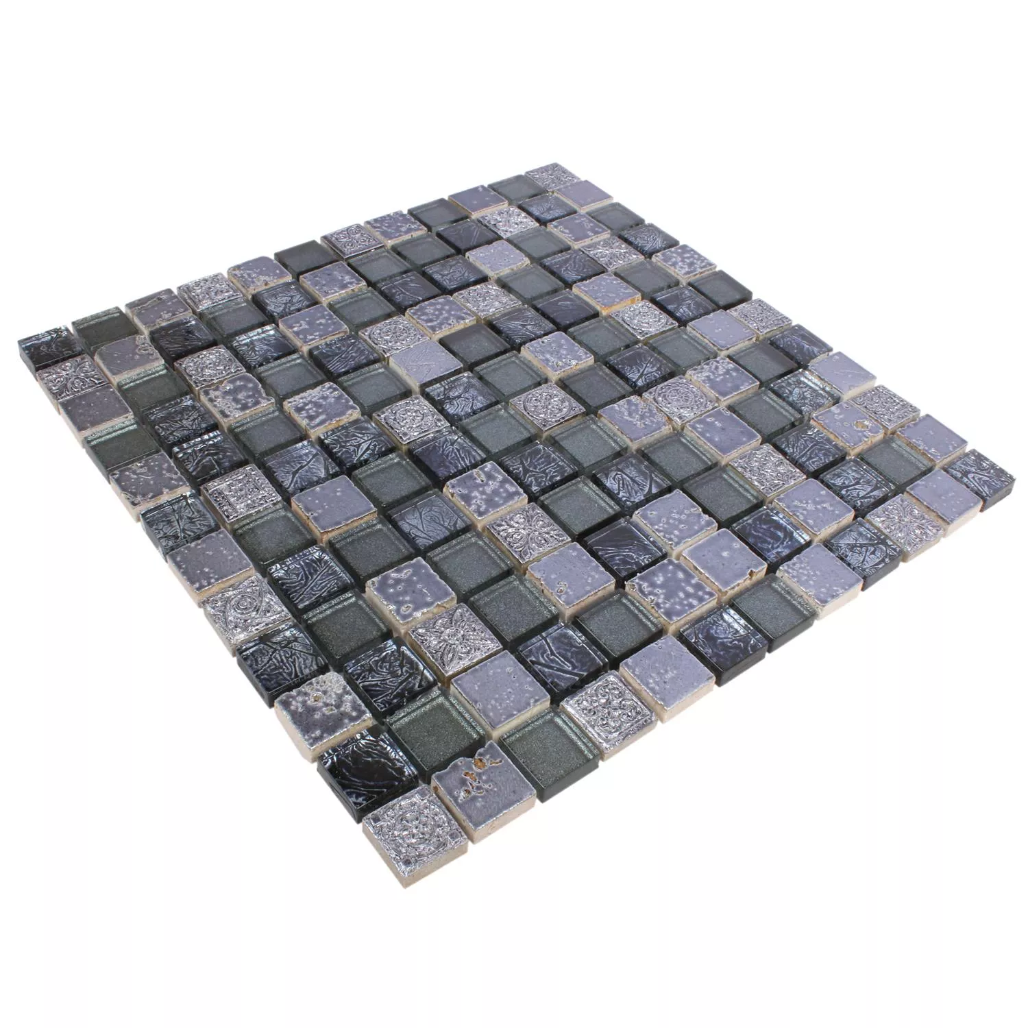 Mozaik Pločice Staklo Prirodni Kamen Maya Blue