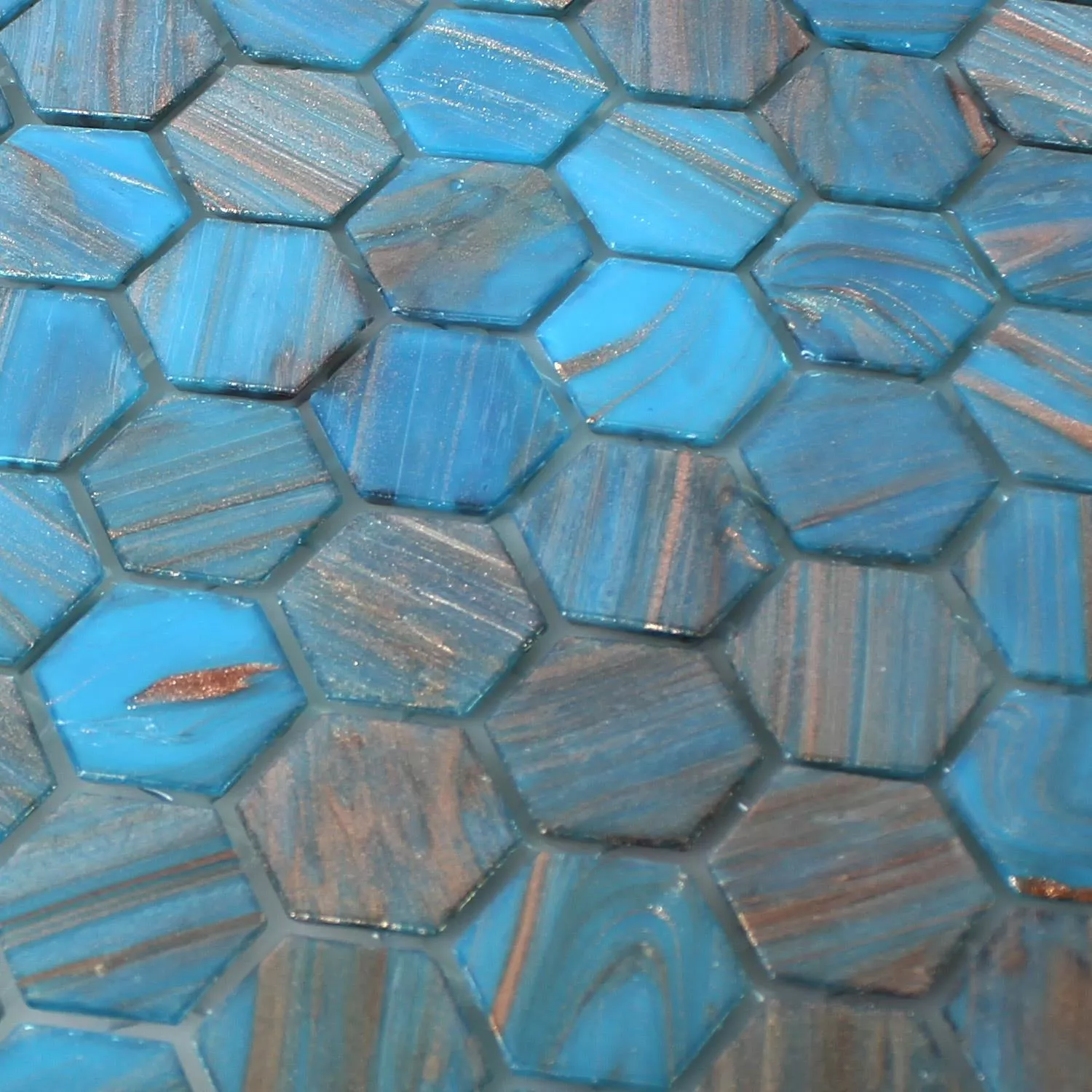 Mozaik Pločice Trend-Vi Staklo Heksagonalno