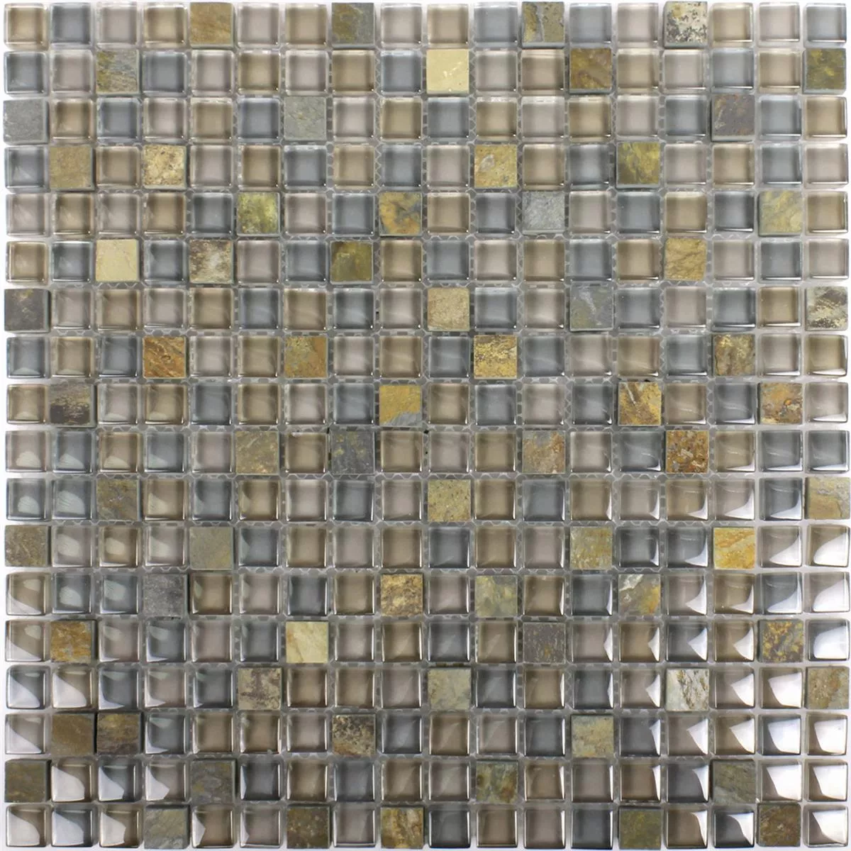 Mozaik Pločice Mramor Java Staklomix Apollo Smeđa 15