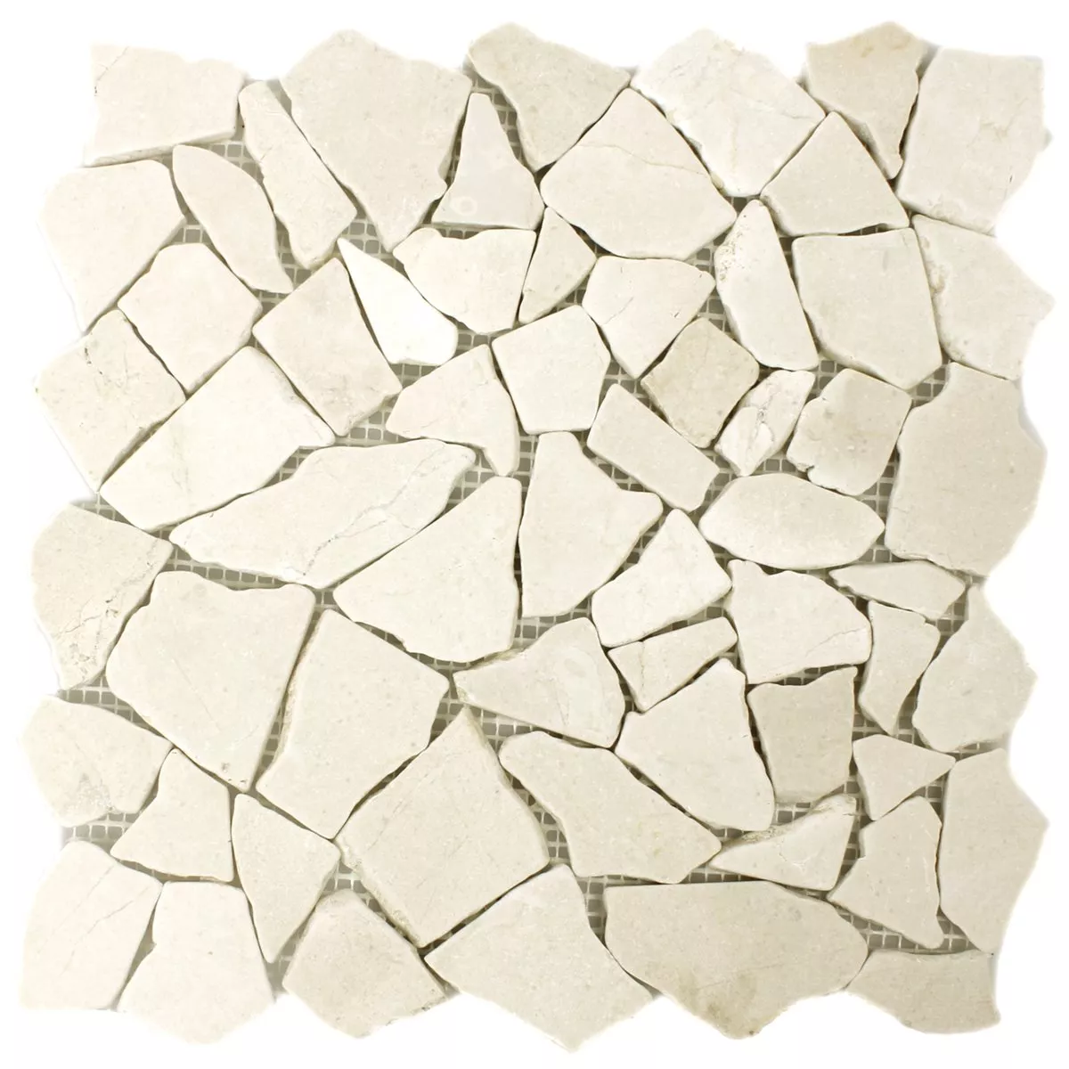 Uzorak Mozaik Pločice Lomljeni Mramor Botticino
