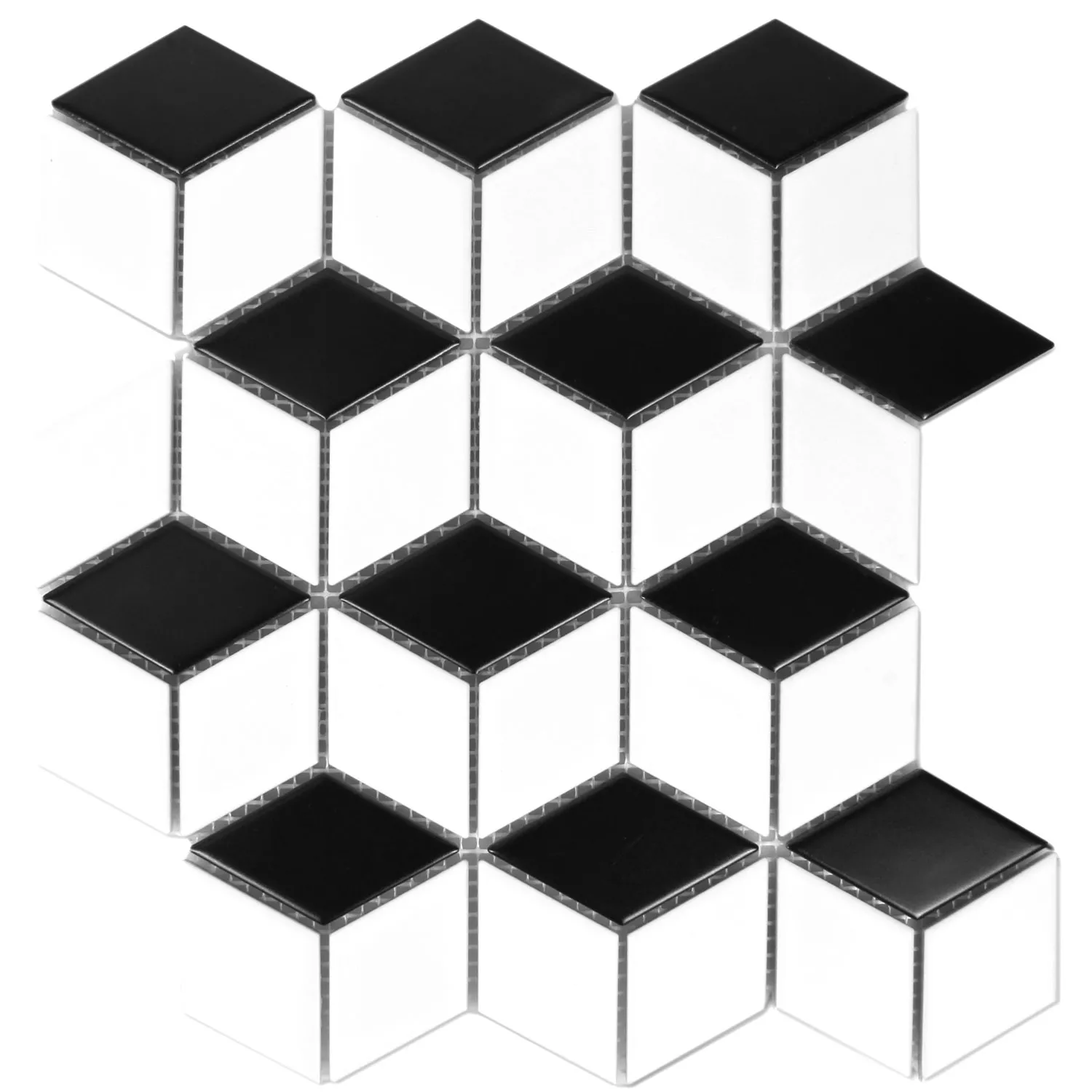 Keramički Mozaik Kosmos 3D Kocka Mat