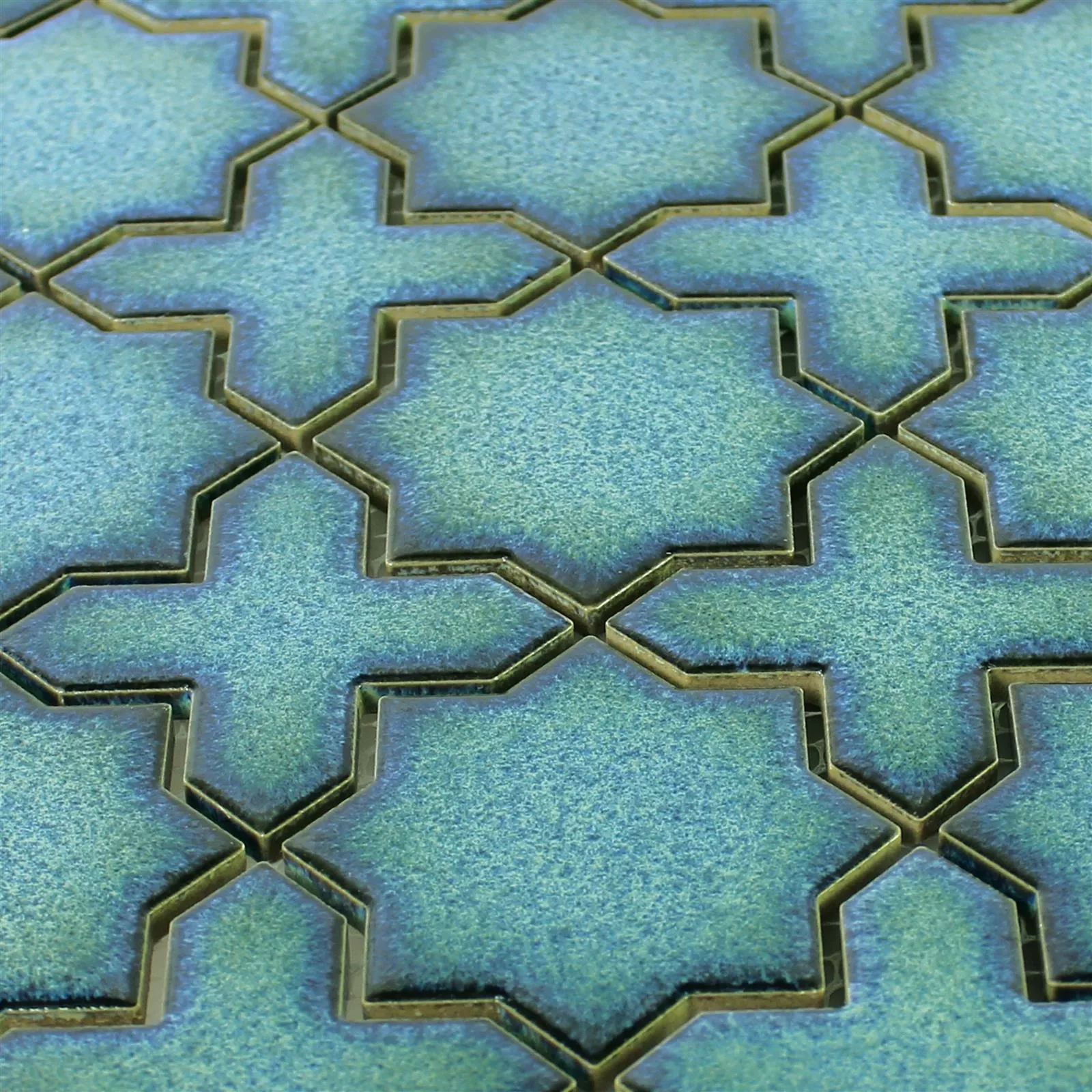 Uzorak Keramički Mozaik Pločice Puebla Zvijezda Plava