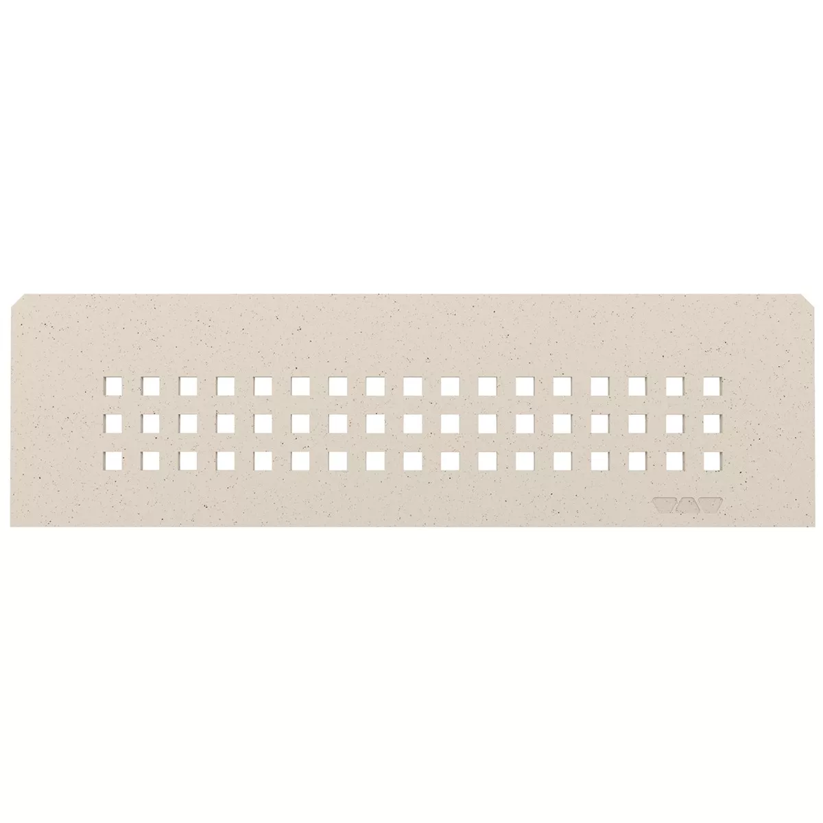 Zidna polica Schlüter pravokutna 30x8,7 cm kvadratna boja slonovače