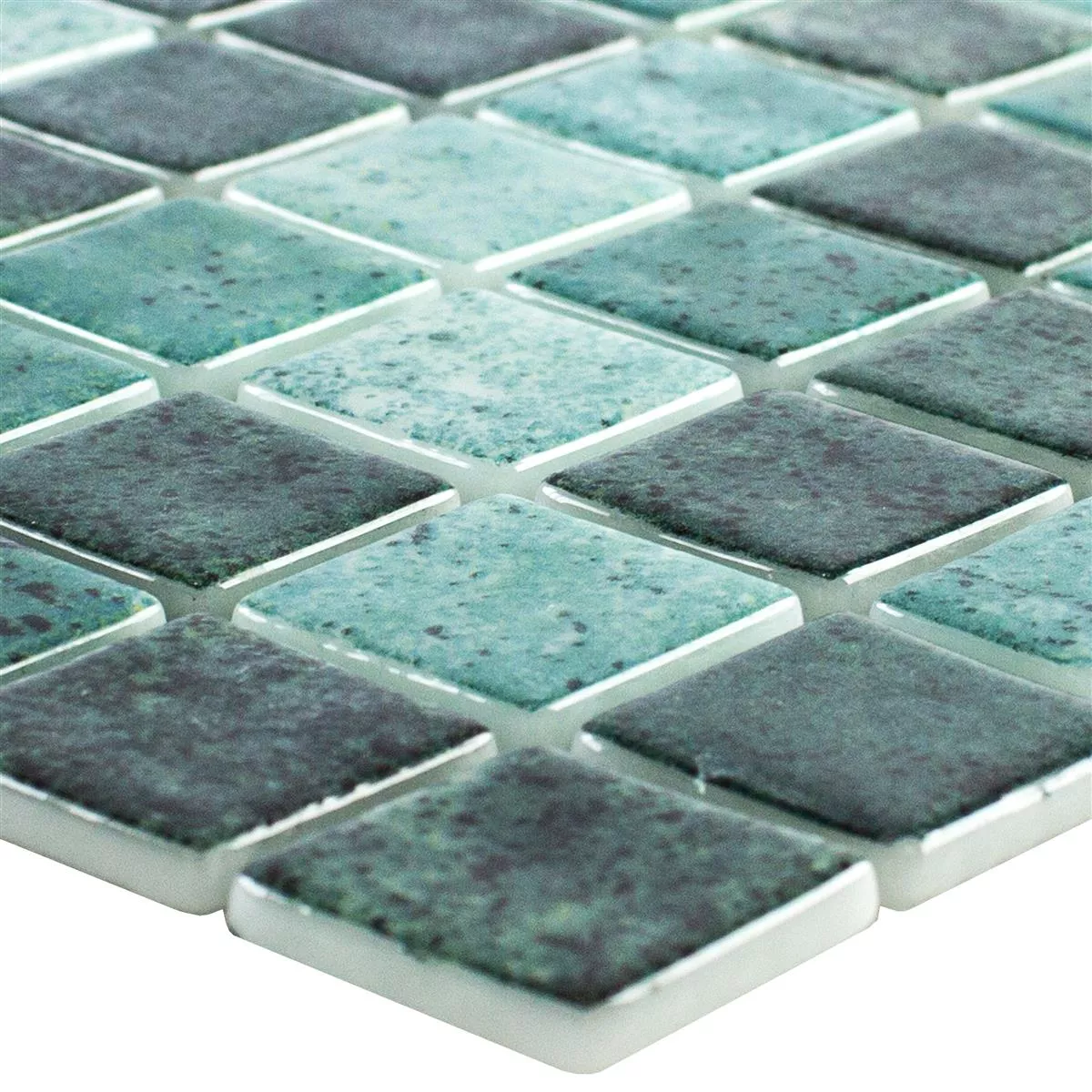 Mozaik Staklo Za Bazene Baltic Zelena 25x25mm