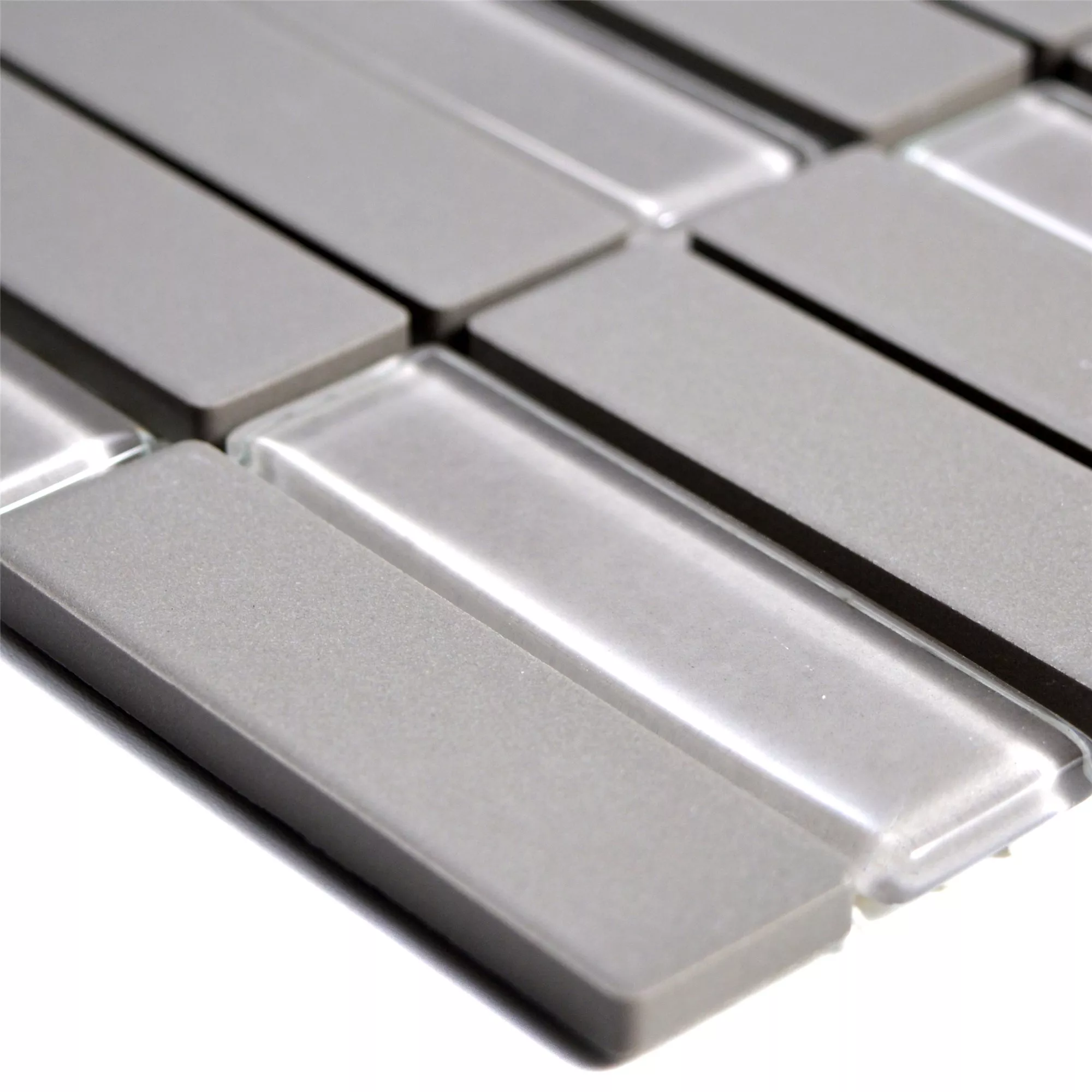 Mozaik Pločice Neglaziran Garden Siva Štapići