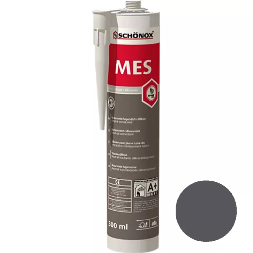 Schönox MES silikonsko-grafitno brtvilo za mramorne spojeve 300 ml